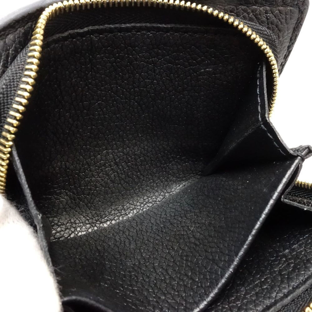 Louis Vuitton Monogram Empreinte Noir Monogram Empreinte Wallet (Tri-Fold) (Pre-Owned)