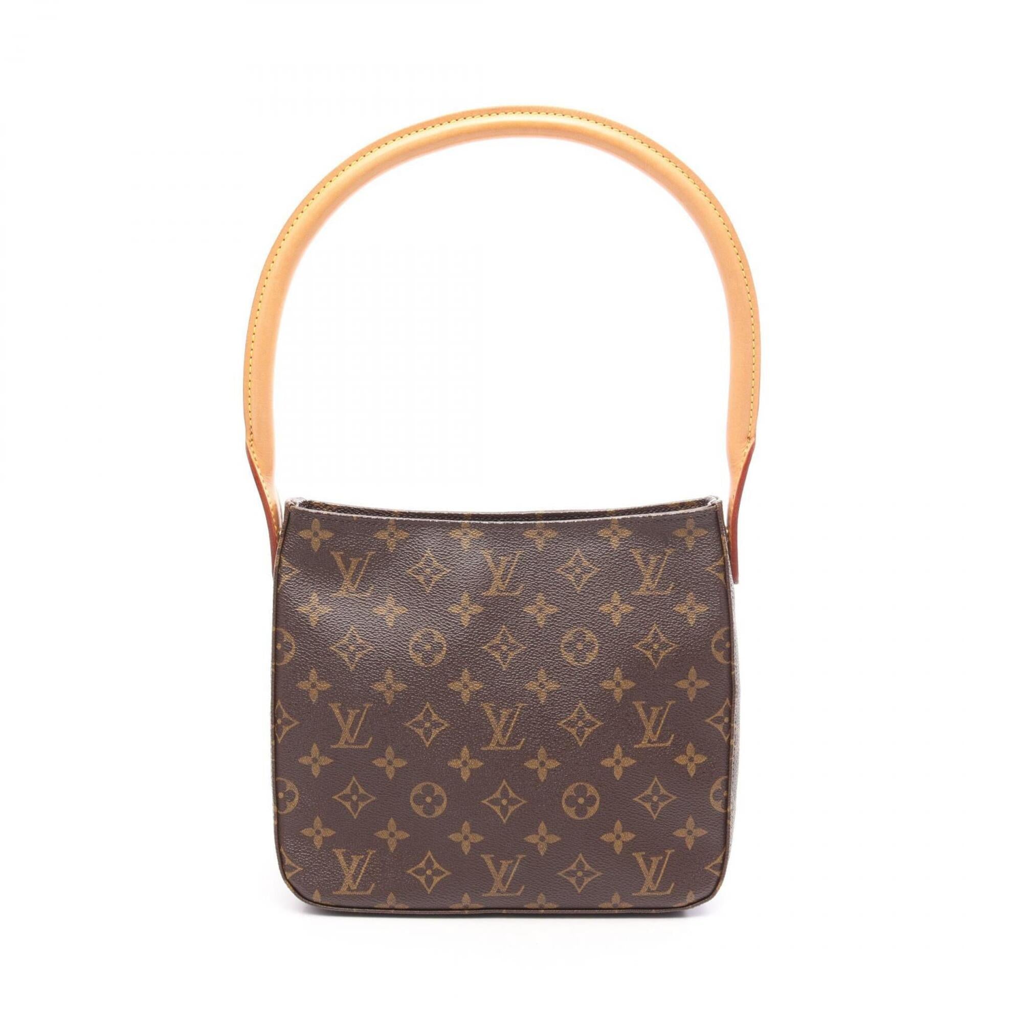 Louis Vuitton Brown Pvc Leather Handbag Shoulder Bag (Pre-Owned)