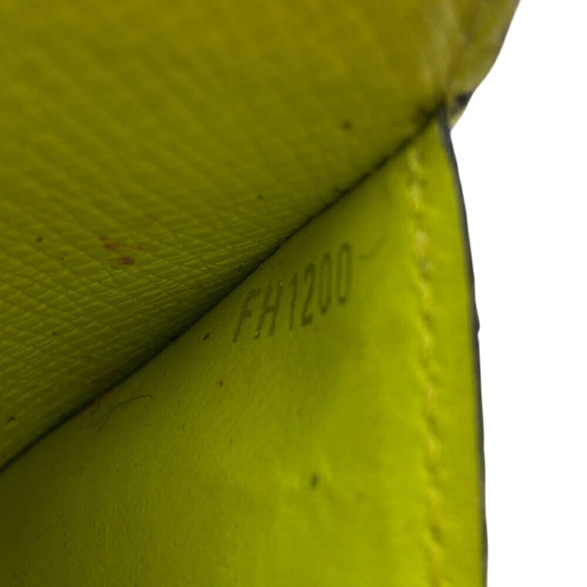 Louis Vuitton Yellow Taigarama Wallet (Bi-Fold) (Pre-Owned)