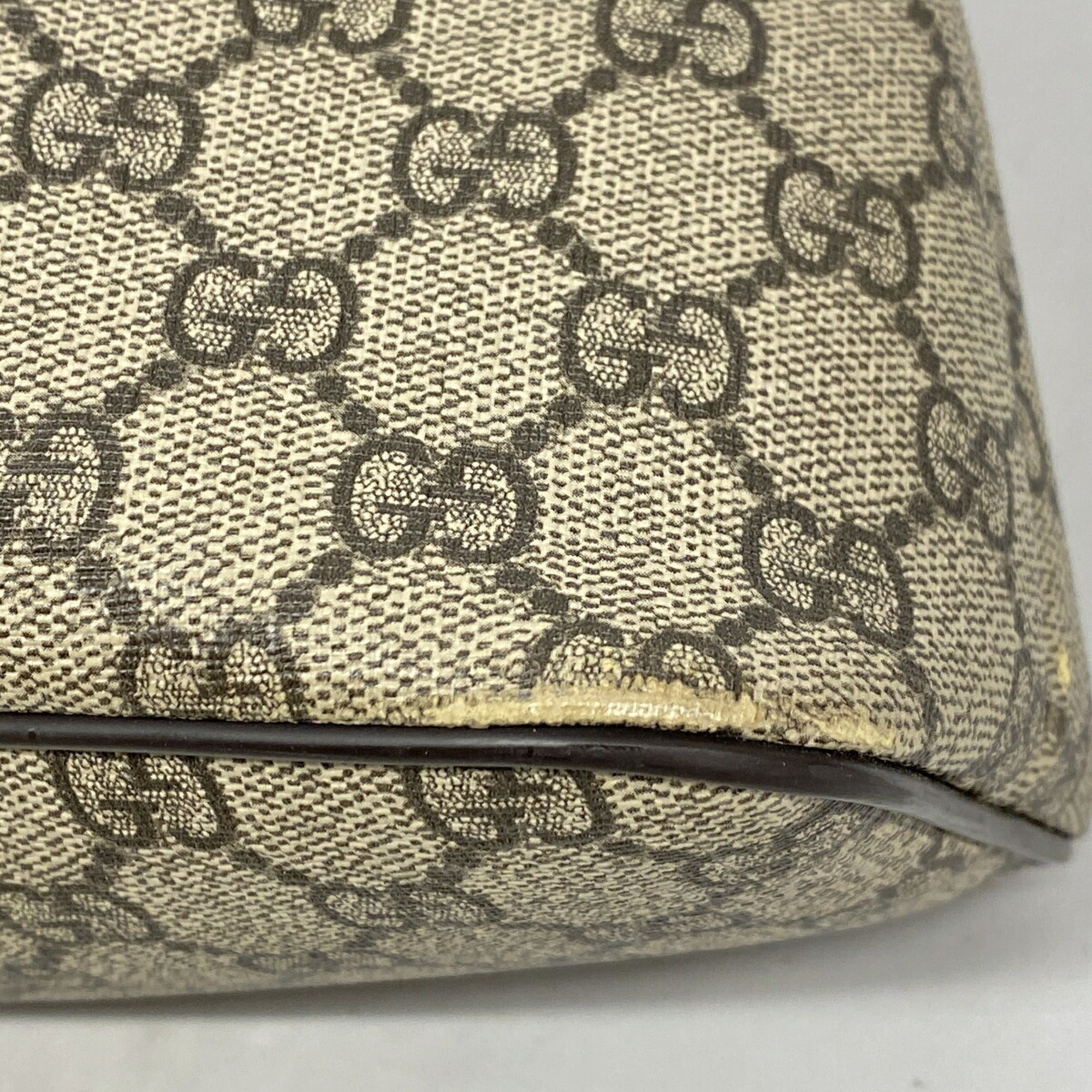 Gucci Brown Pvc Handbag (Pre-Owned)