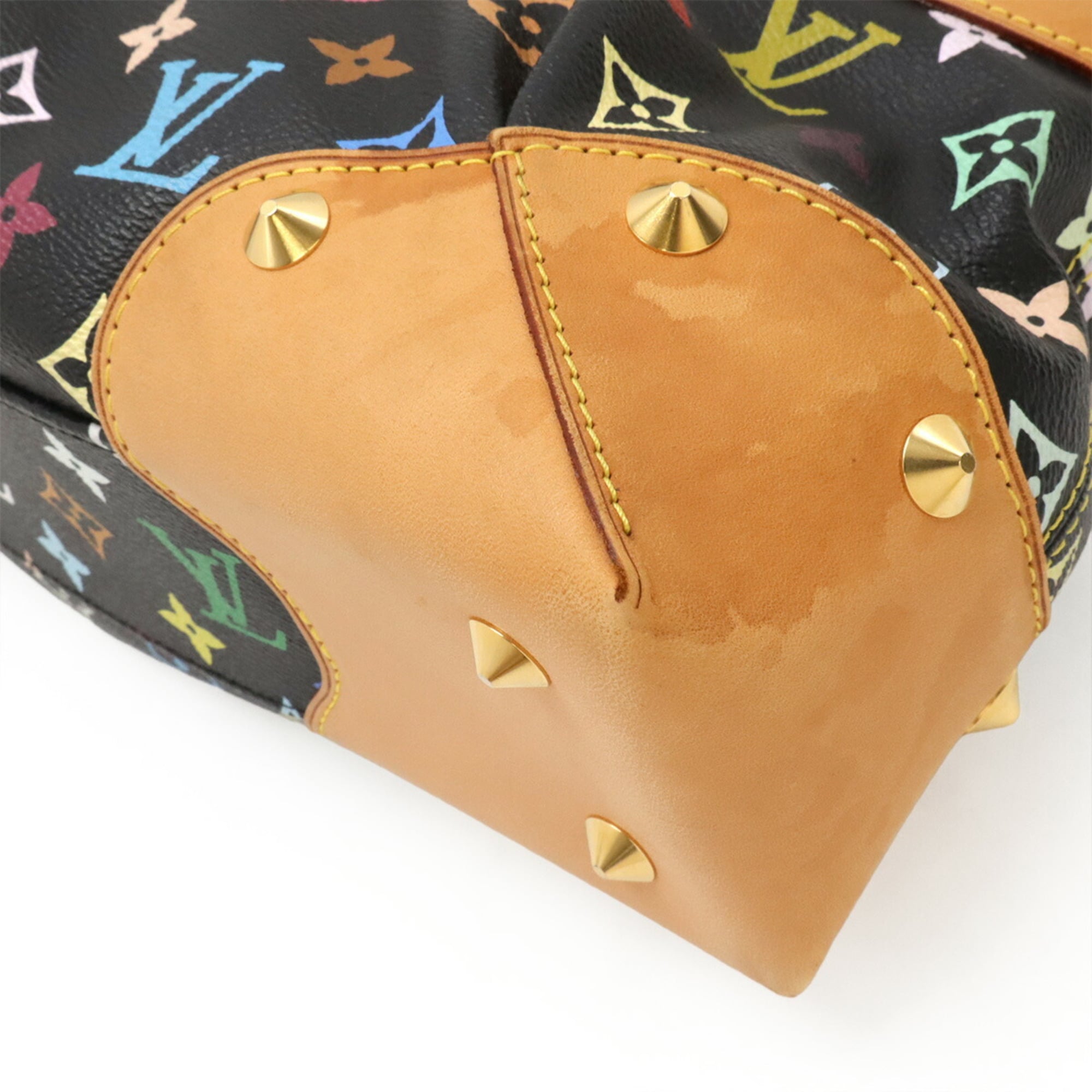 Louis Vuitton Noir Pvc Handbag Shoulder Bag (Pre-Owned)