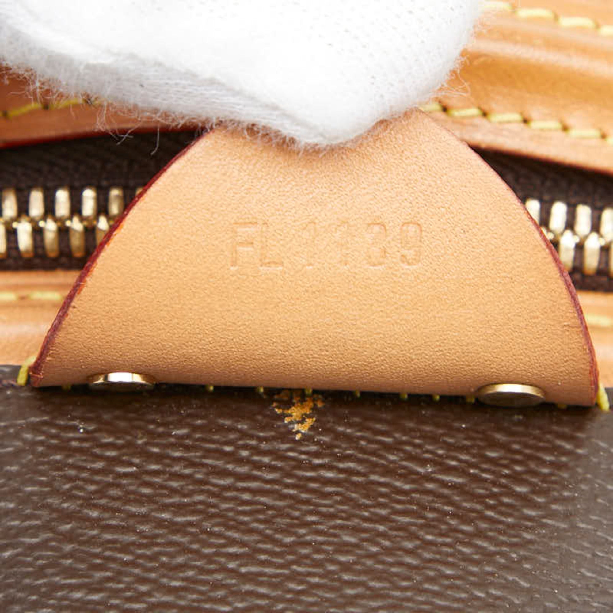 Louis Vuitton Brown Pvc Leather Shoulder Bag Vanity Bag (Pre-Owned)