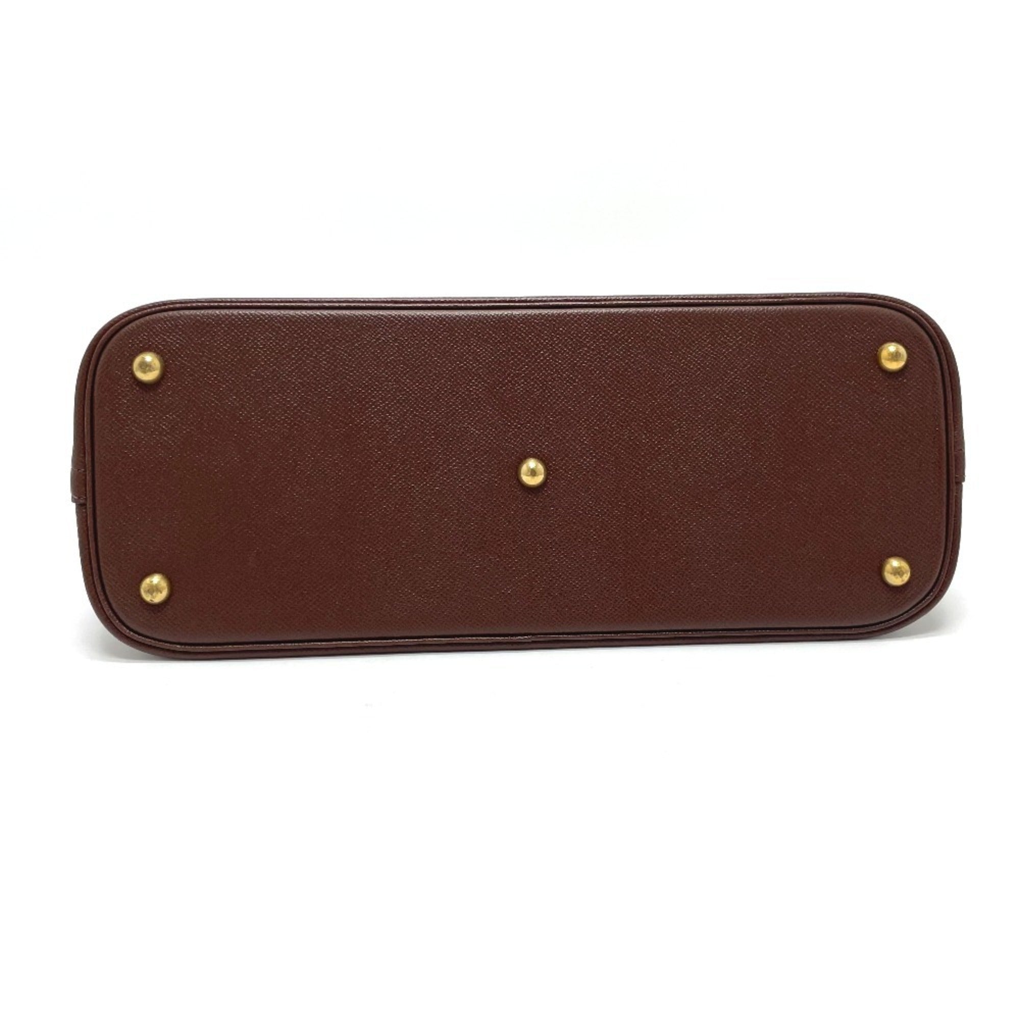 Hermes Bolide Brown Leather Handbag (Pre-Owned)