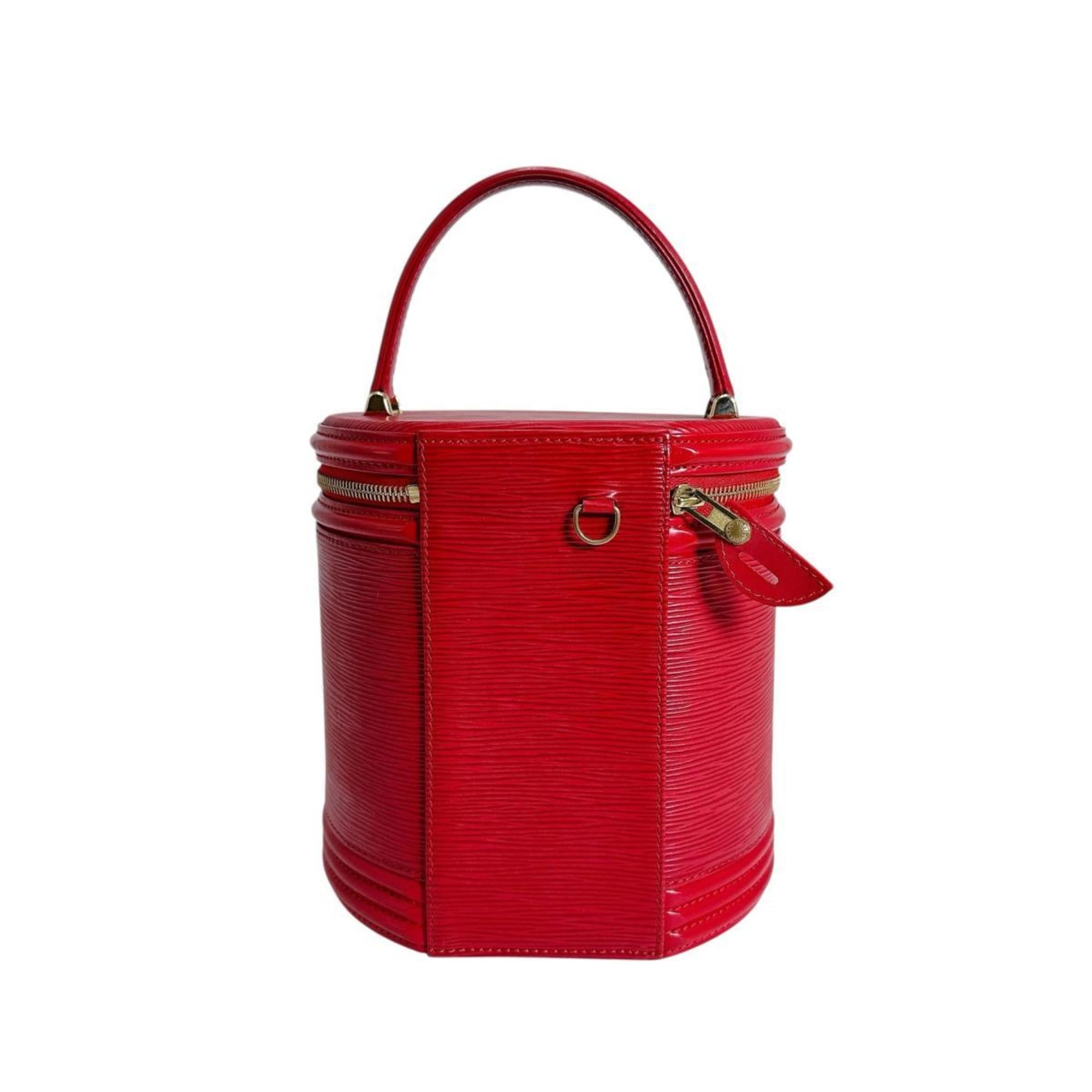 Louis Vuitton Epi Red Color Epi Leather Handbag (Pre-Owned)