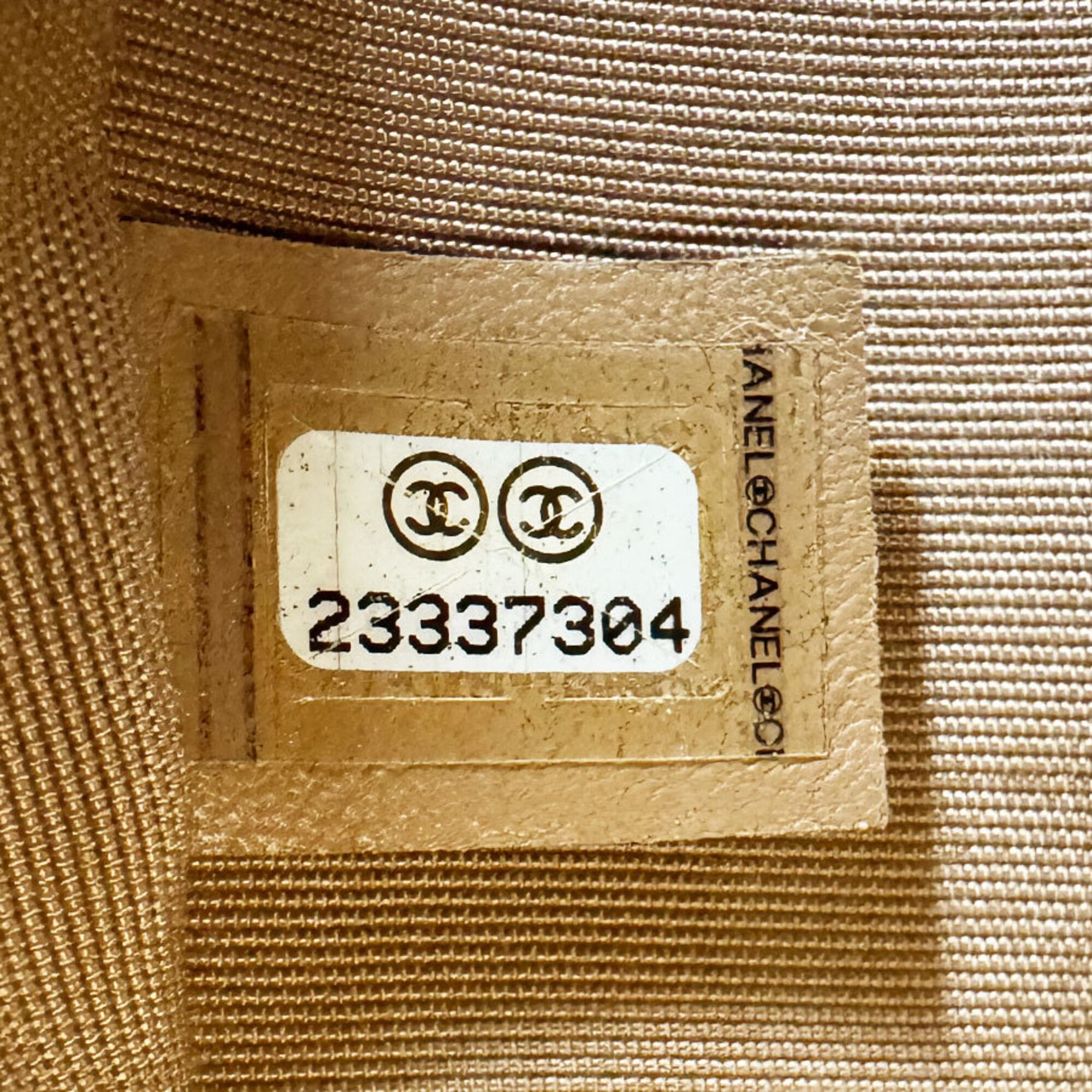 Chanel Beige Brown Leather Shoulder Bag (Pre-Owned)
