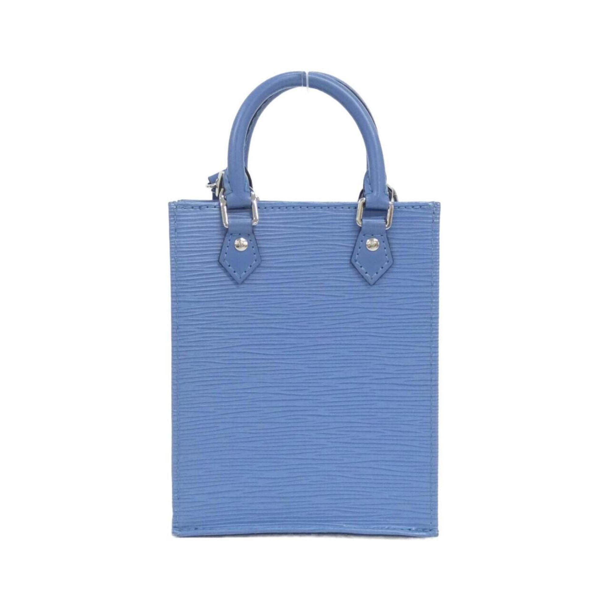 Louis Vuitton Blue Leather Handbag (Pre-Owned)