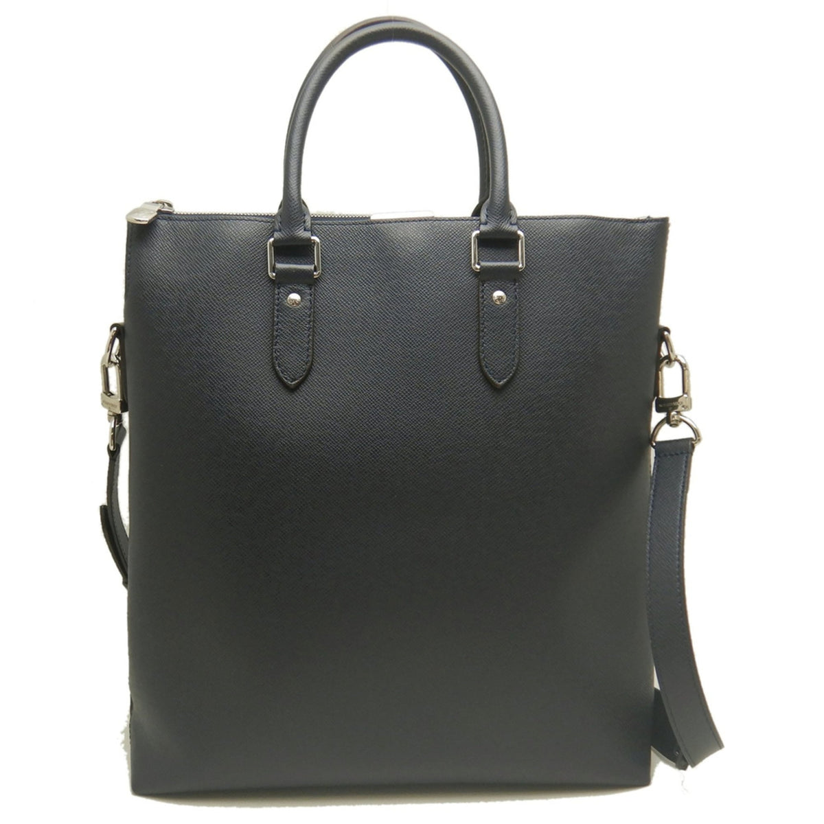 Louis Vuitton Navy Blue Taiga Leather Tote Bag (Pre-Owned)