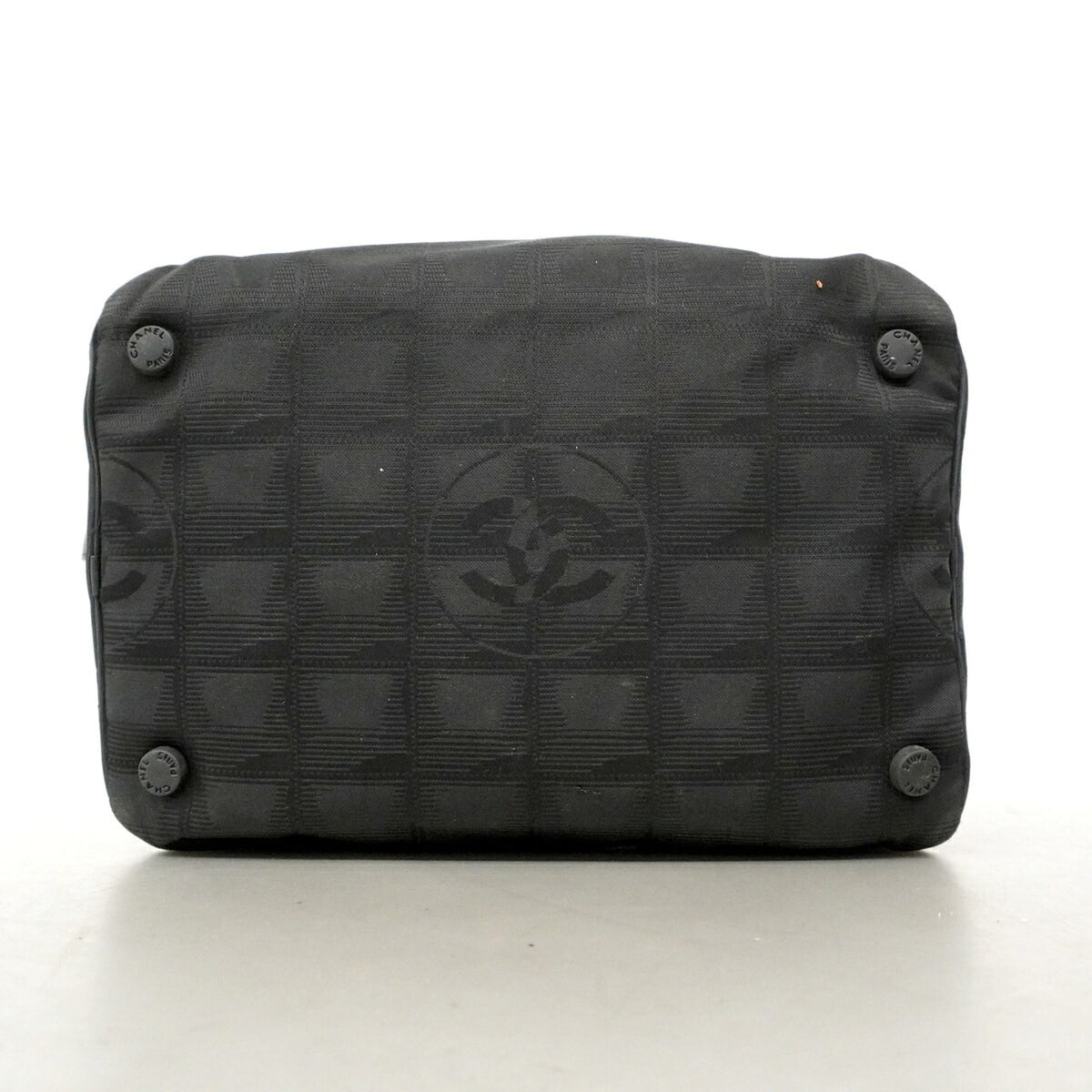 Chanel Black Nylon Vanity Bag (Pre-Owned)