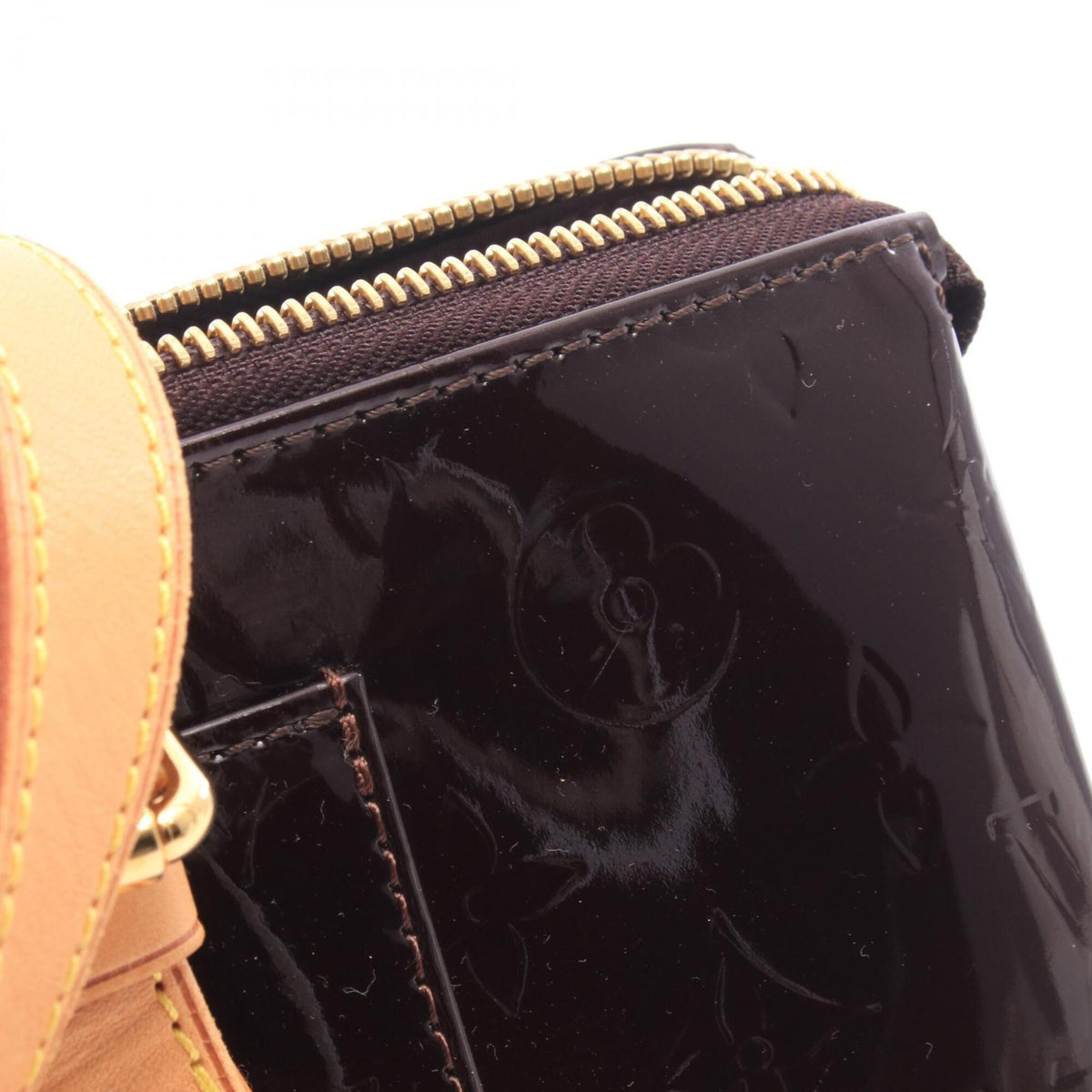Louis Vuitton Purple Leather Handbag (Pre-Owned)