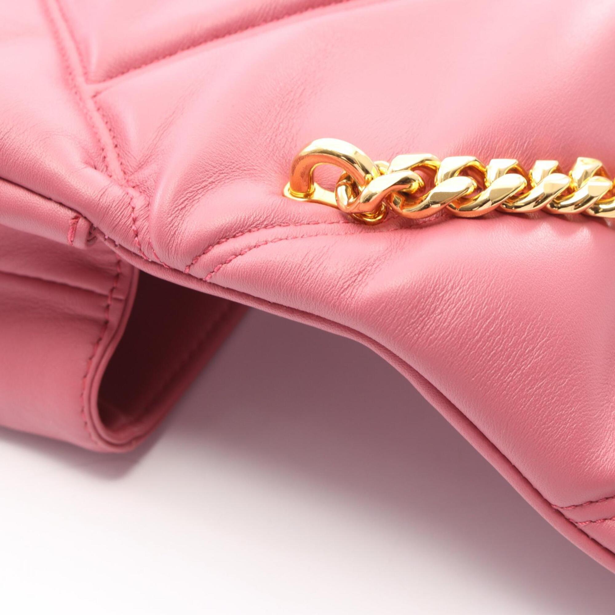 Bvlgari Pink Leather Handbag (Pre-Owned)