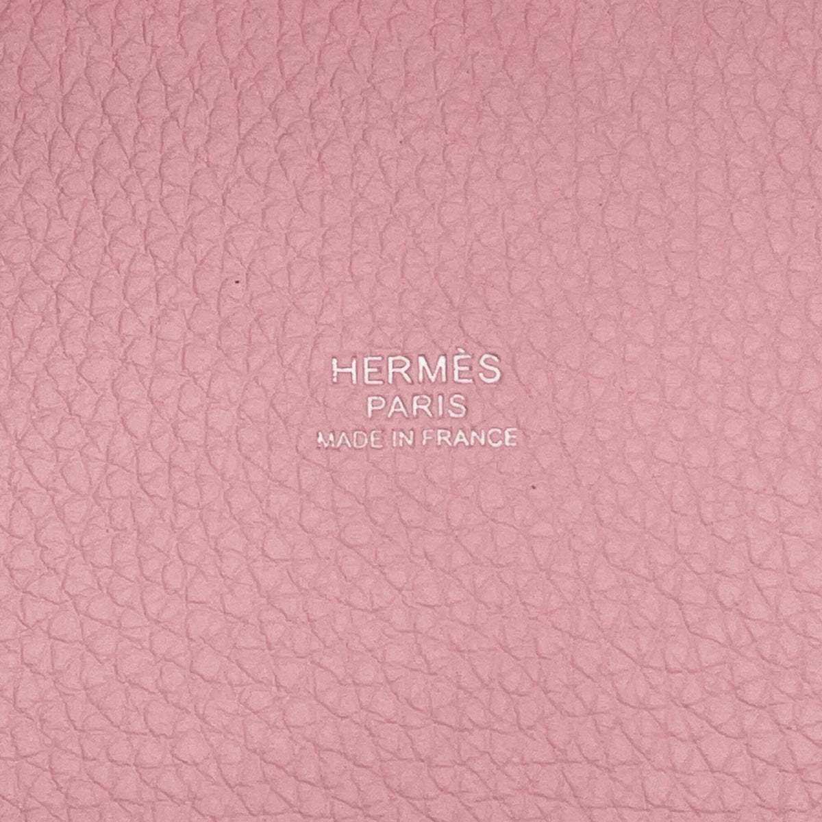 Hermes Picotin Rose Sakura Taurillon Clemence Leather Handbag (Pre-Owned)