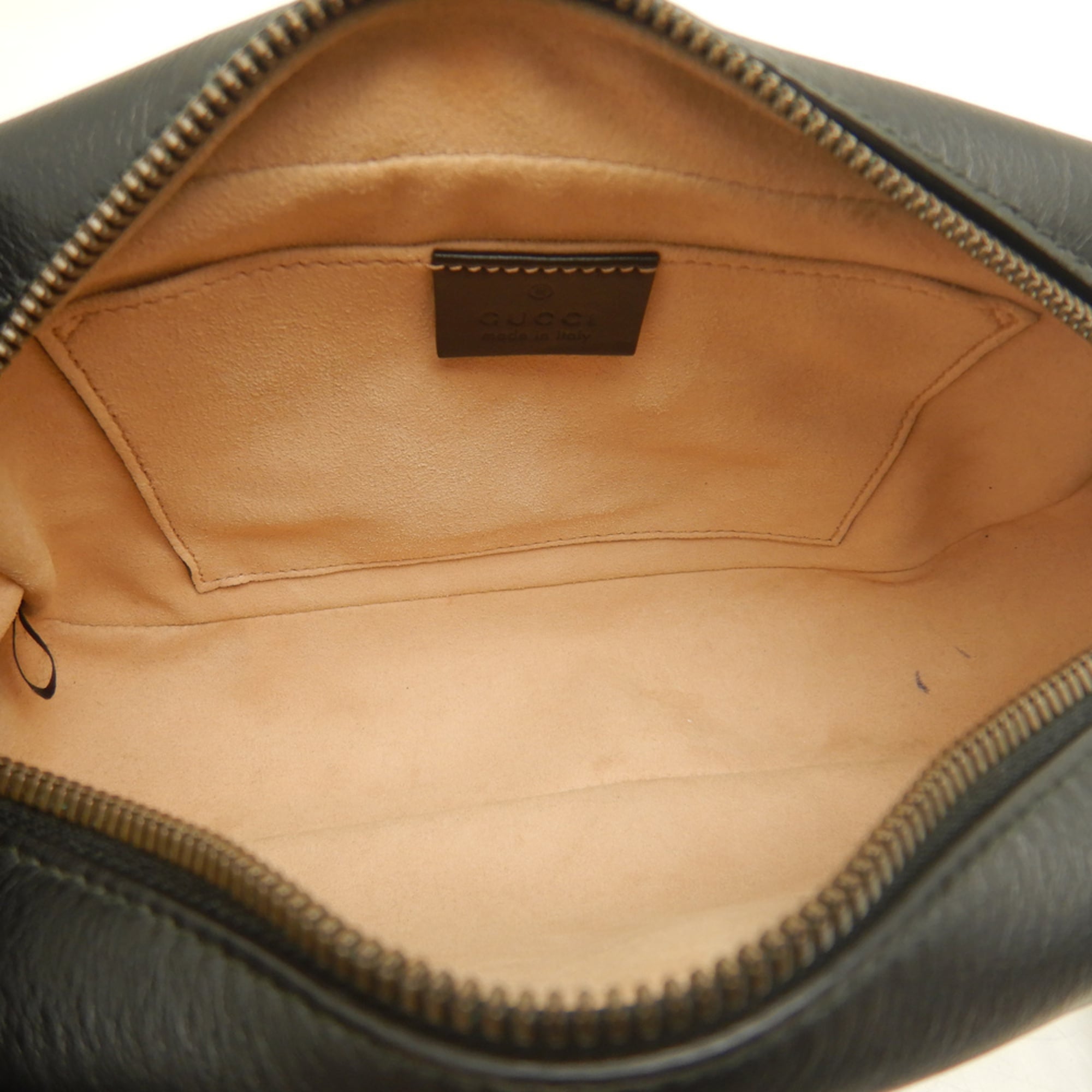 Gucci Black Leather Shoulder Bag (Pre-Owned)