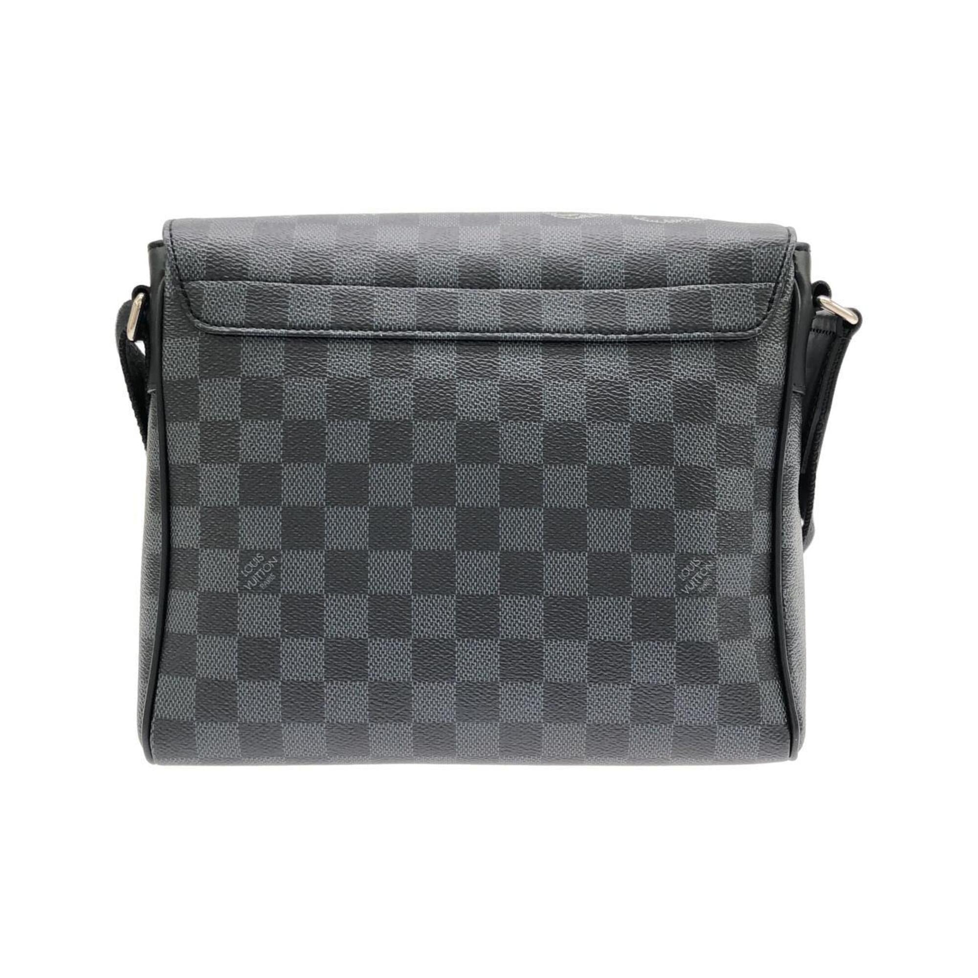 Louis Vuitton Graphite Coated Canvas Shoulder Bag (Pre-Owned)