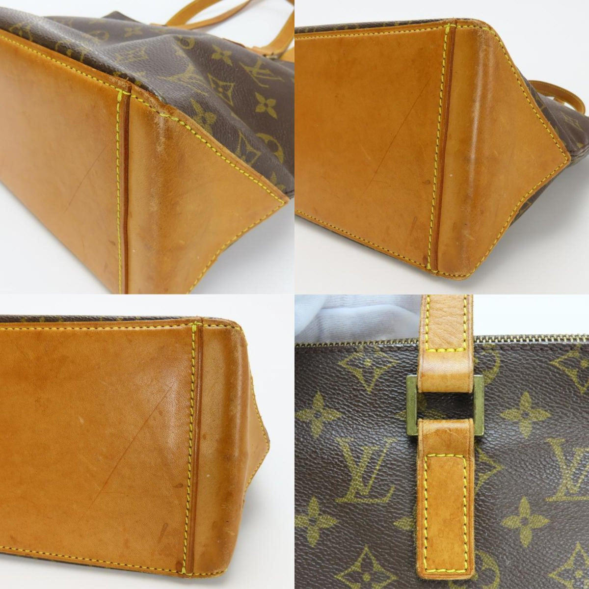 Louis Vuitton Brown Monogram Leather Tote Bag (Pre-Owned)