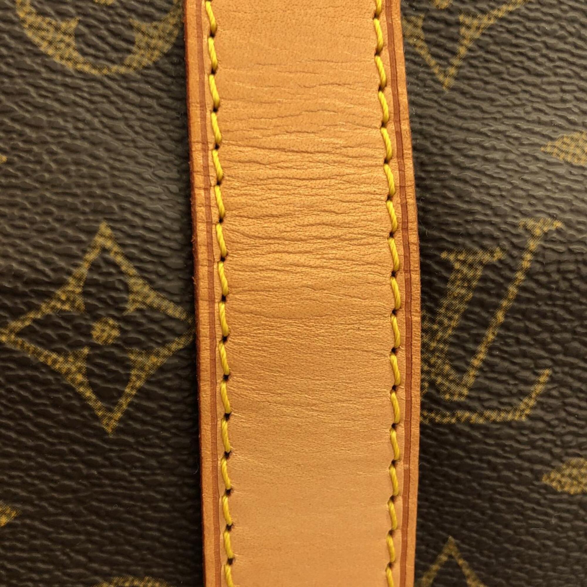 Louis Vuitton Marron Coated Canvas Boston Bag (Pre-Owned)
