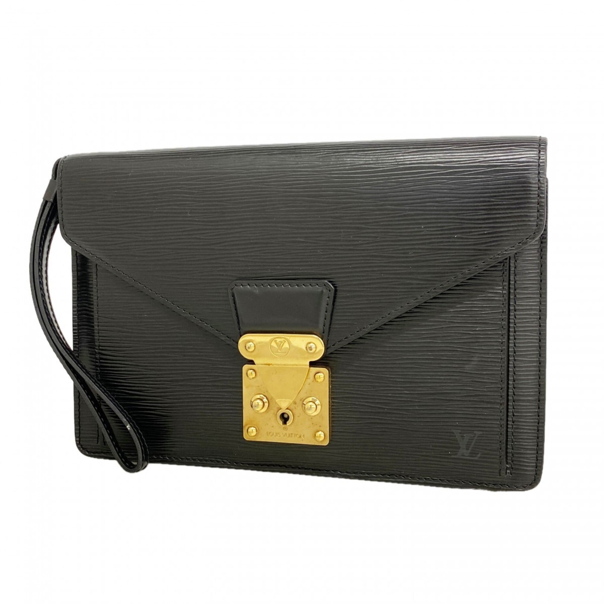 Louis Vuitton Noir Clutch Bag (Pre-Owned)