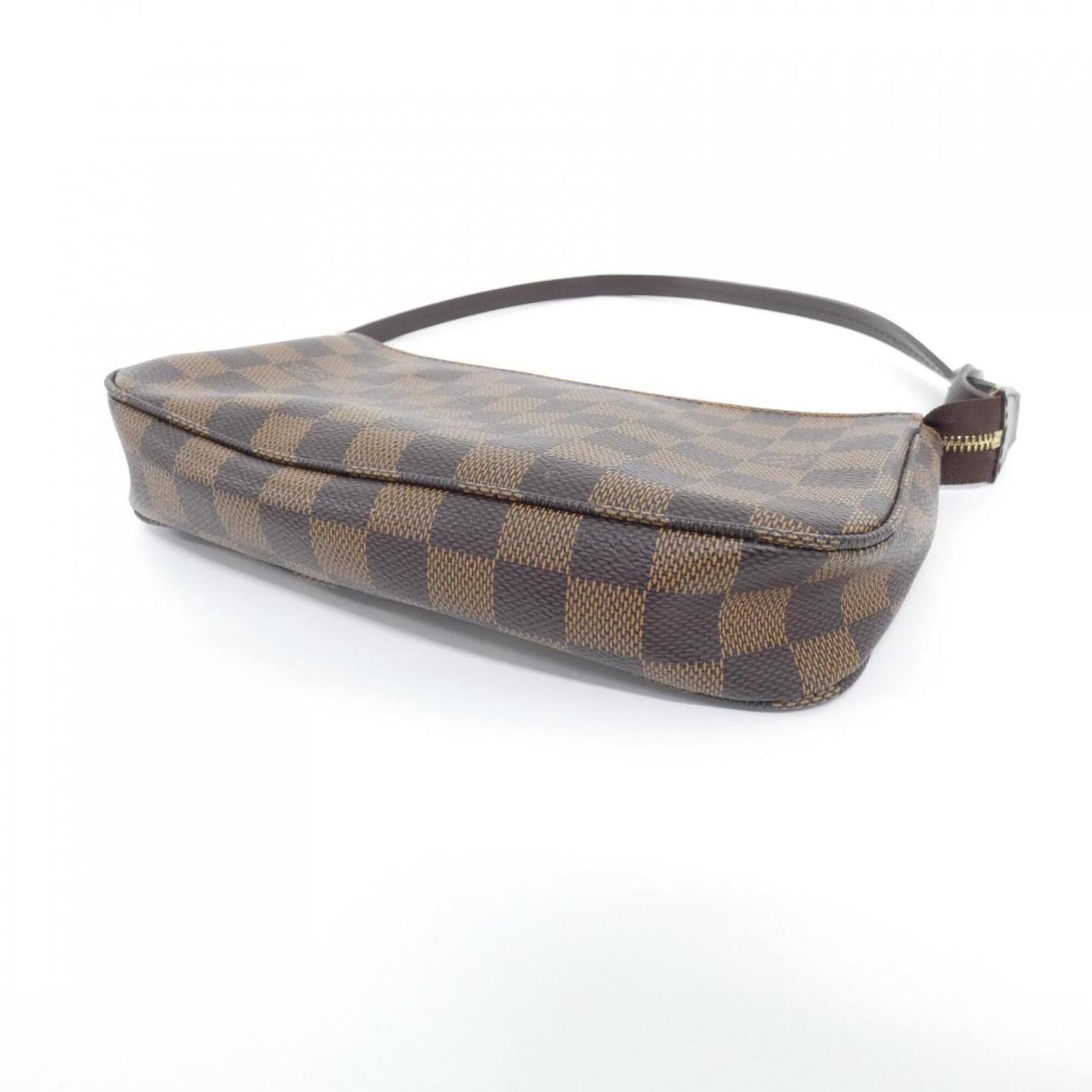 Louis Vuitton Ebene Coated Canvas Pochette Pouch (Pre-Owned)