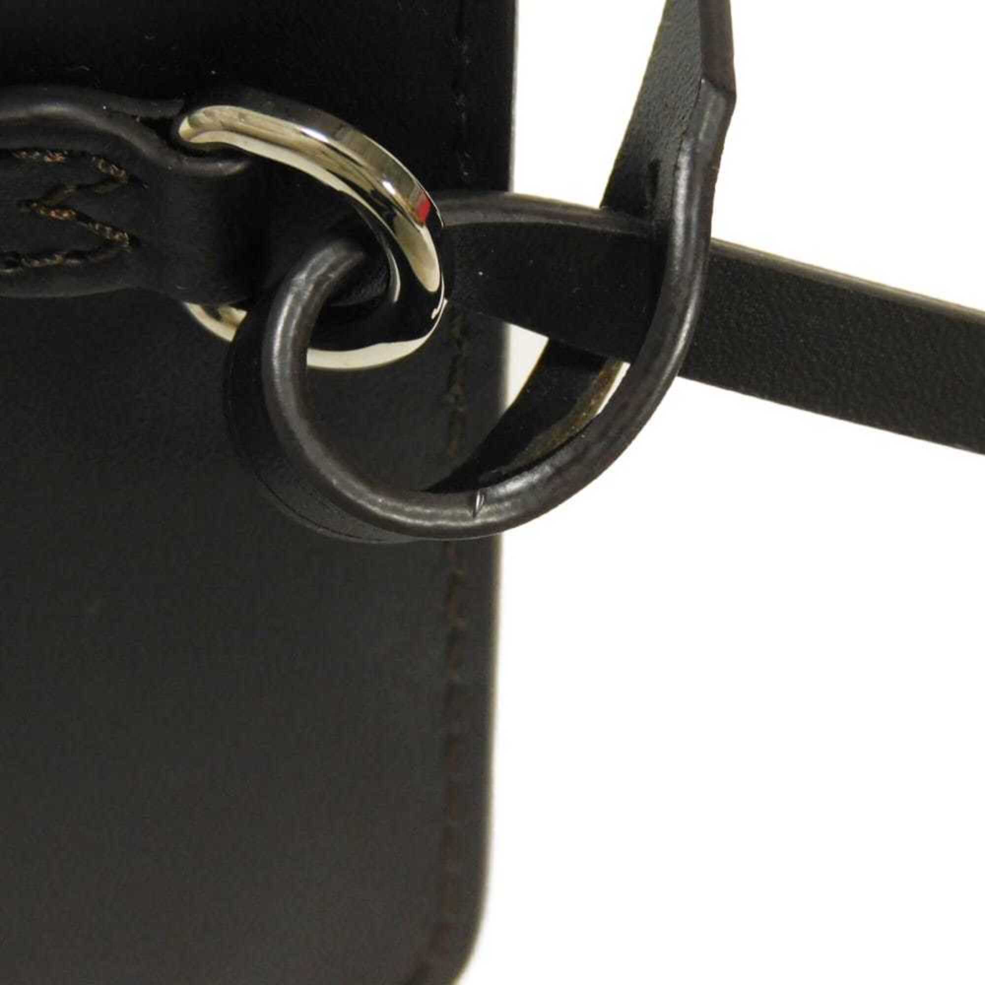 Louis Vuitton Dark Brown Leather Pouch (Pre-Owned)
