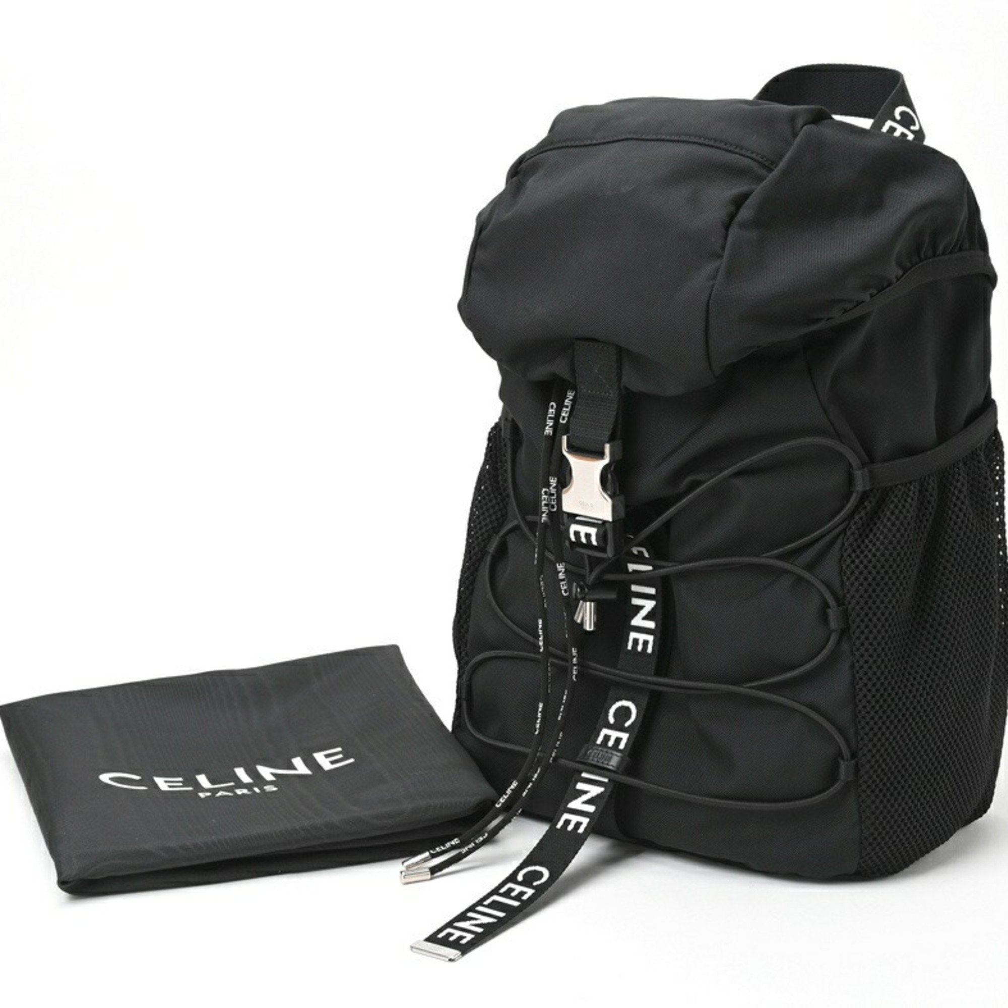 Celine Black Nylon Backpack (Pre-Owned)