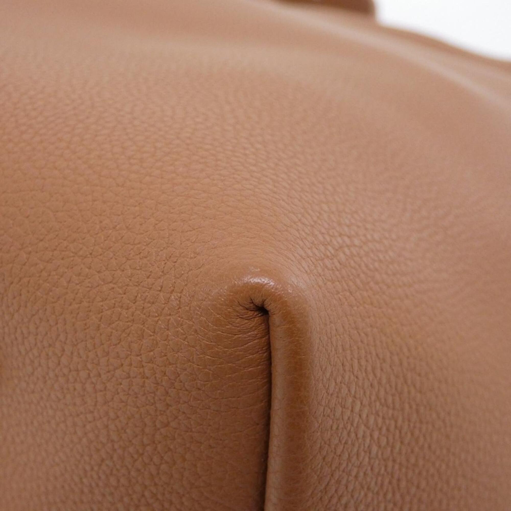 Louis Vuitton Cognac Leather Shoulder Bag (Pre-Owned)