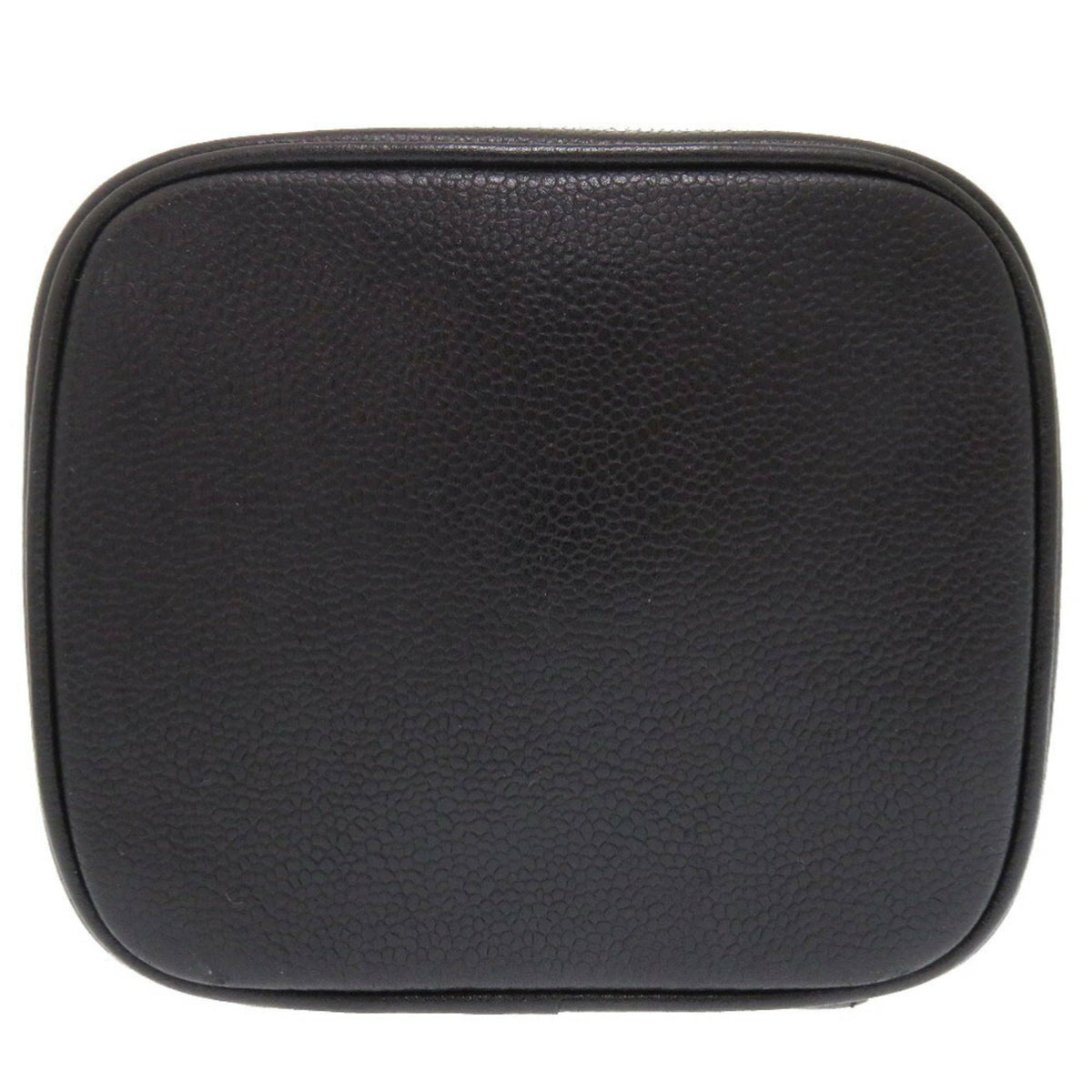Chanel Black Grained Calfskin Handbag Vanity Bag (Pre-Owned)