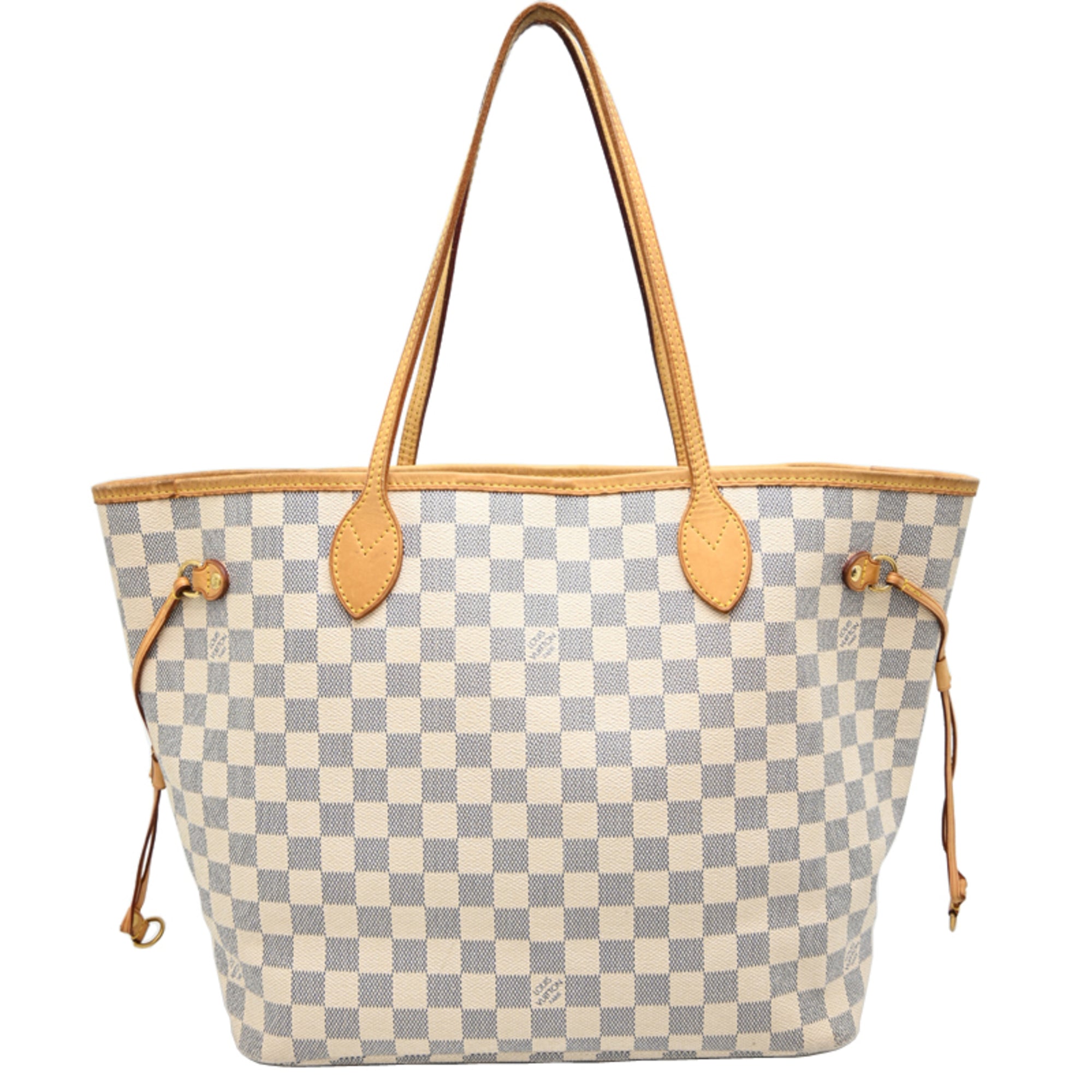 Louis Vuitton White Damier Azur Tote Bag (Pre-Owned)