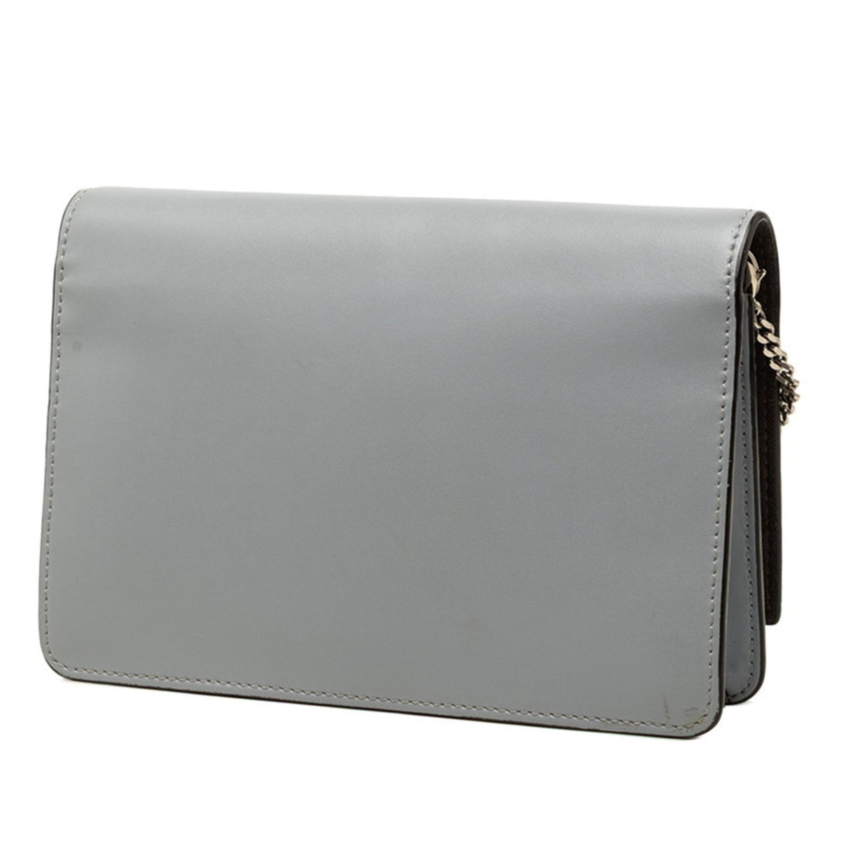 Fendi Gray Multi-Color Leather Shoulder Bag (Pre-Owned)