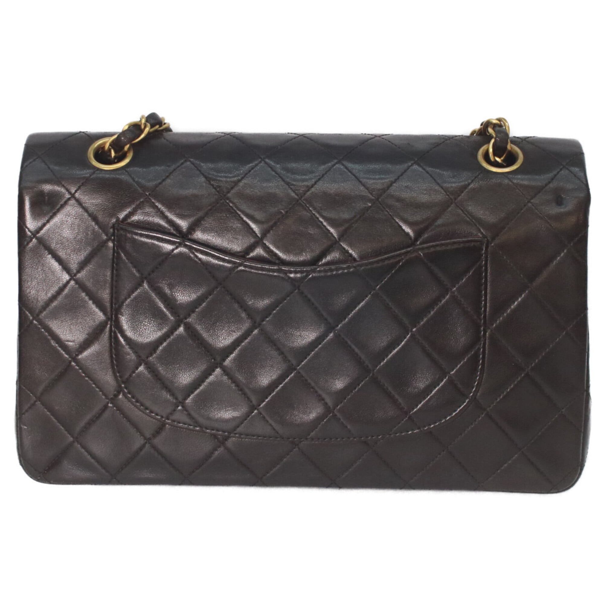 Chanel Black Leather Shoulder Bag (Pre-Owned)