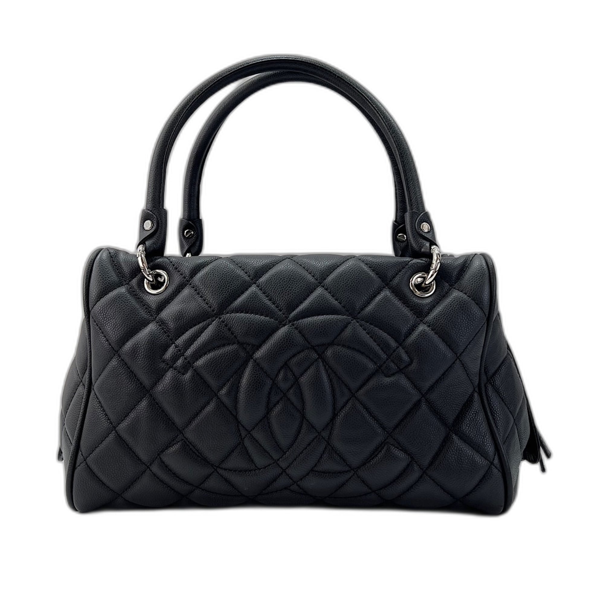 Chanel Matelasse Black Handbag (Pre-Owned)
