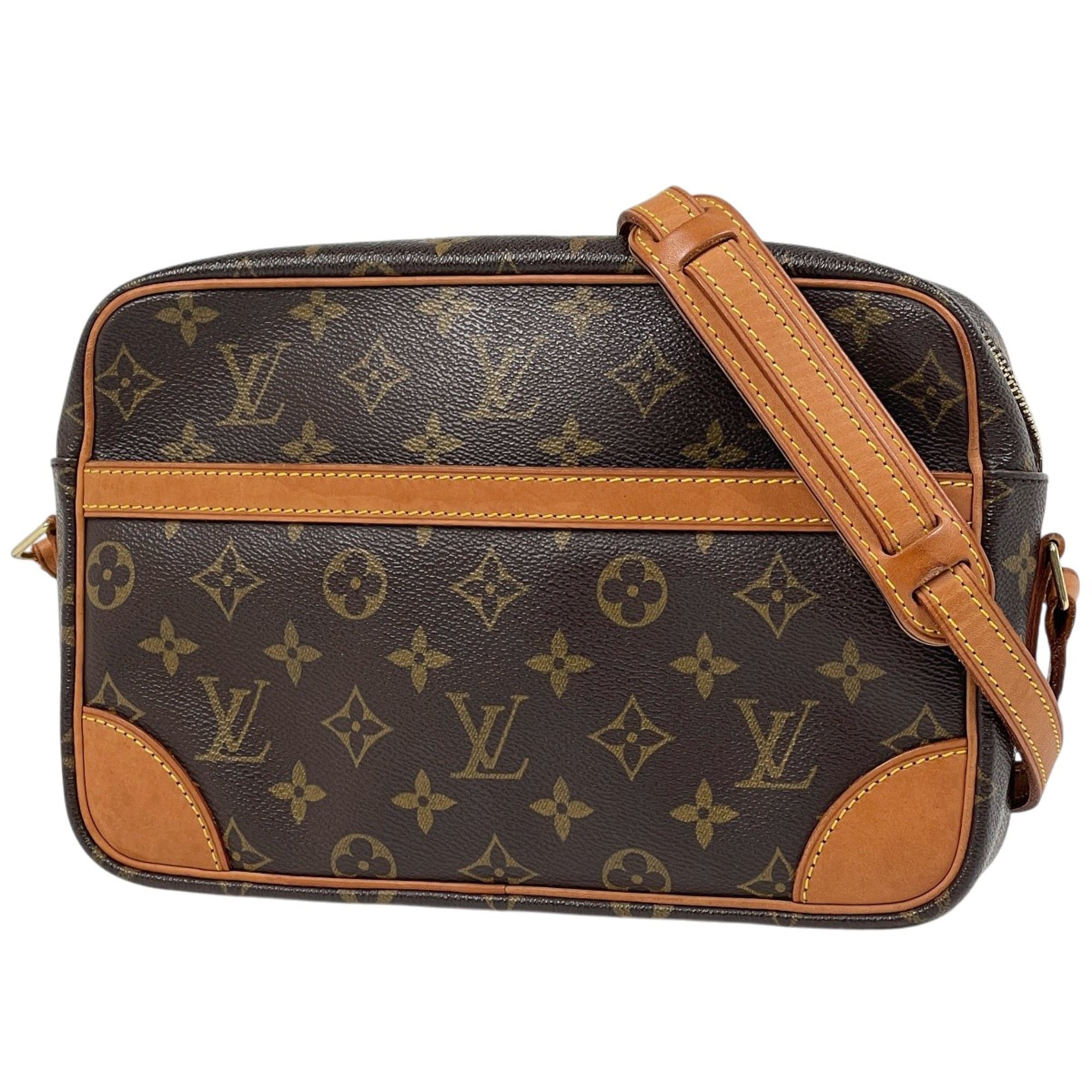 Louis Vuitton Brown Monogram Shoulder Bag (Pre-Owned)