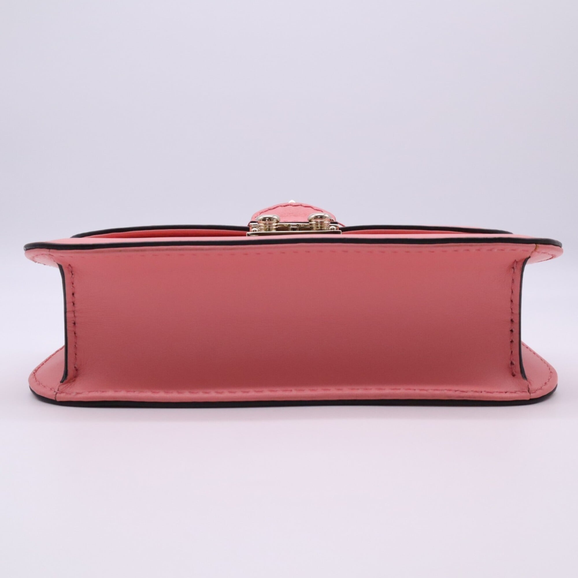 Valentino Pink Leather Shoulder Bag (Pre-Owned)