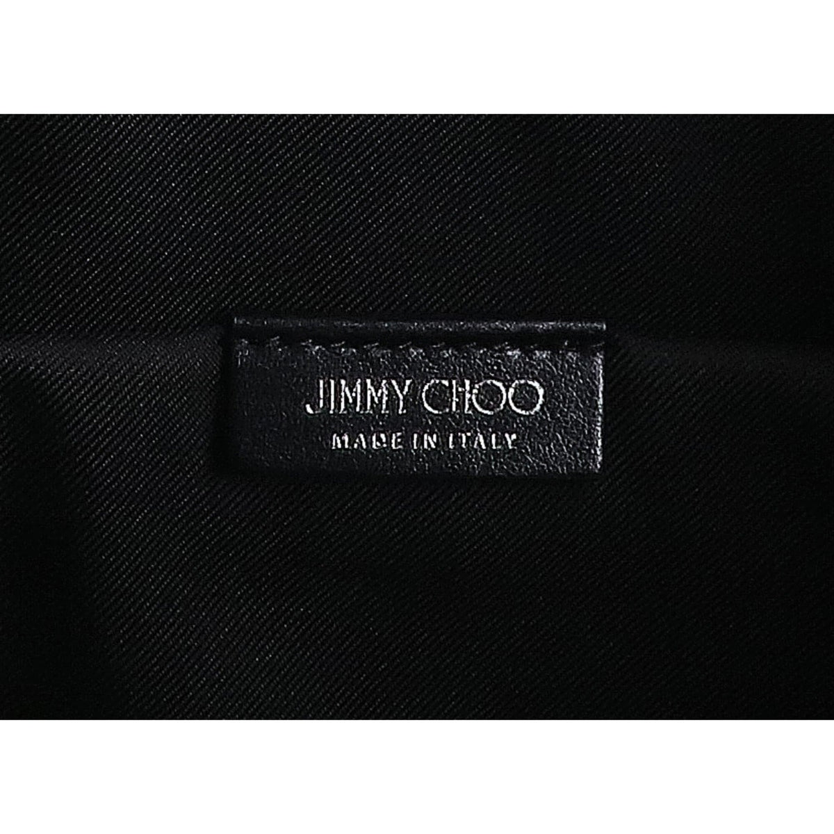 Jimmy Choo Gunmetal Leather Briefcase (Pre-Owned)