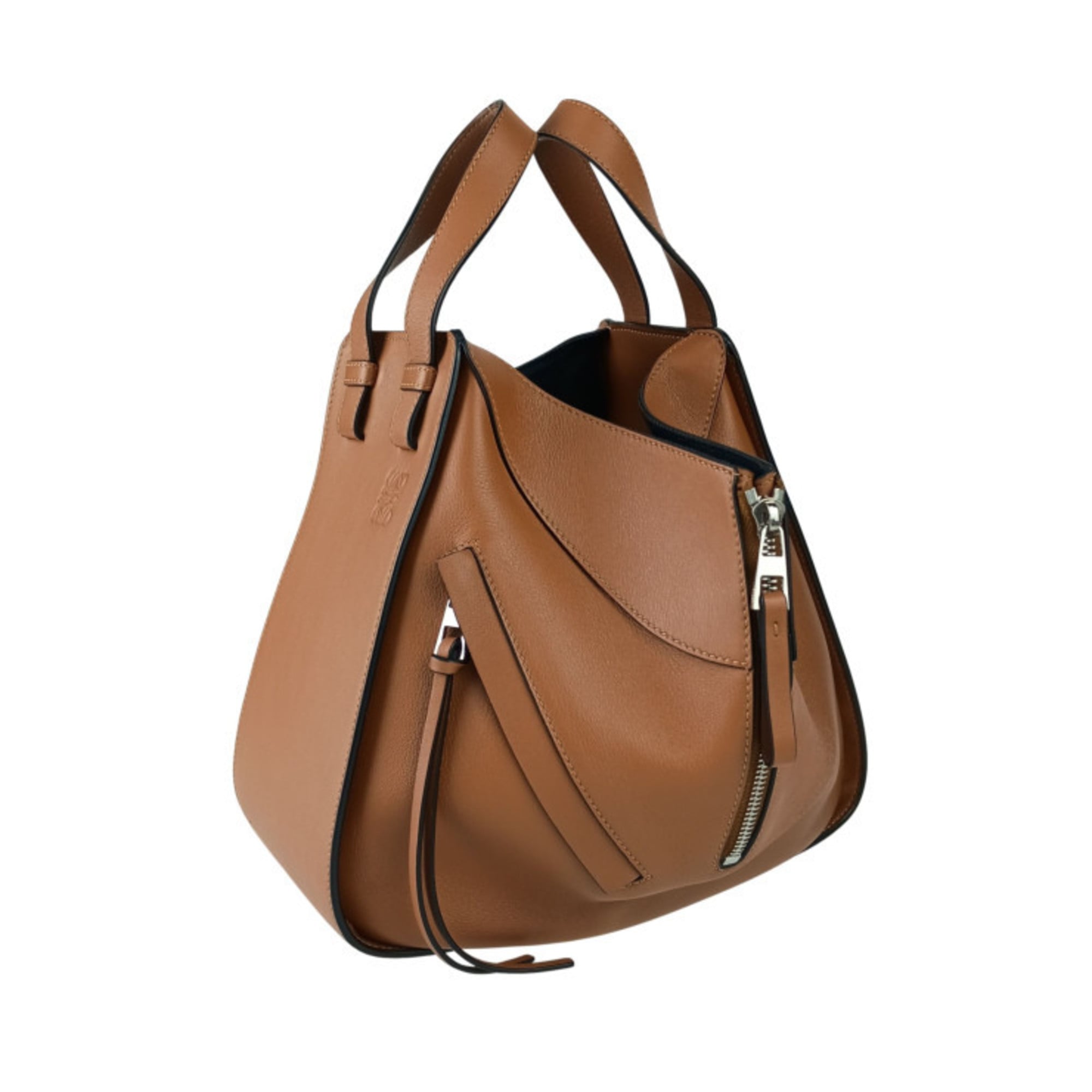 Loewe Hammock Brown Leather Handbag Shoulder Bag Tote Bag (Pre-Owned)