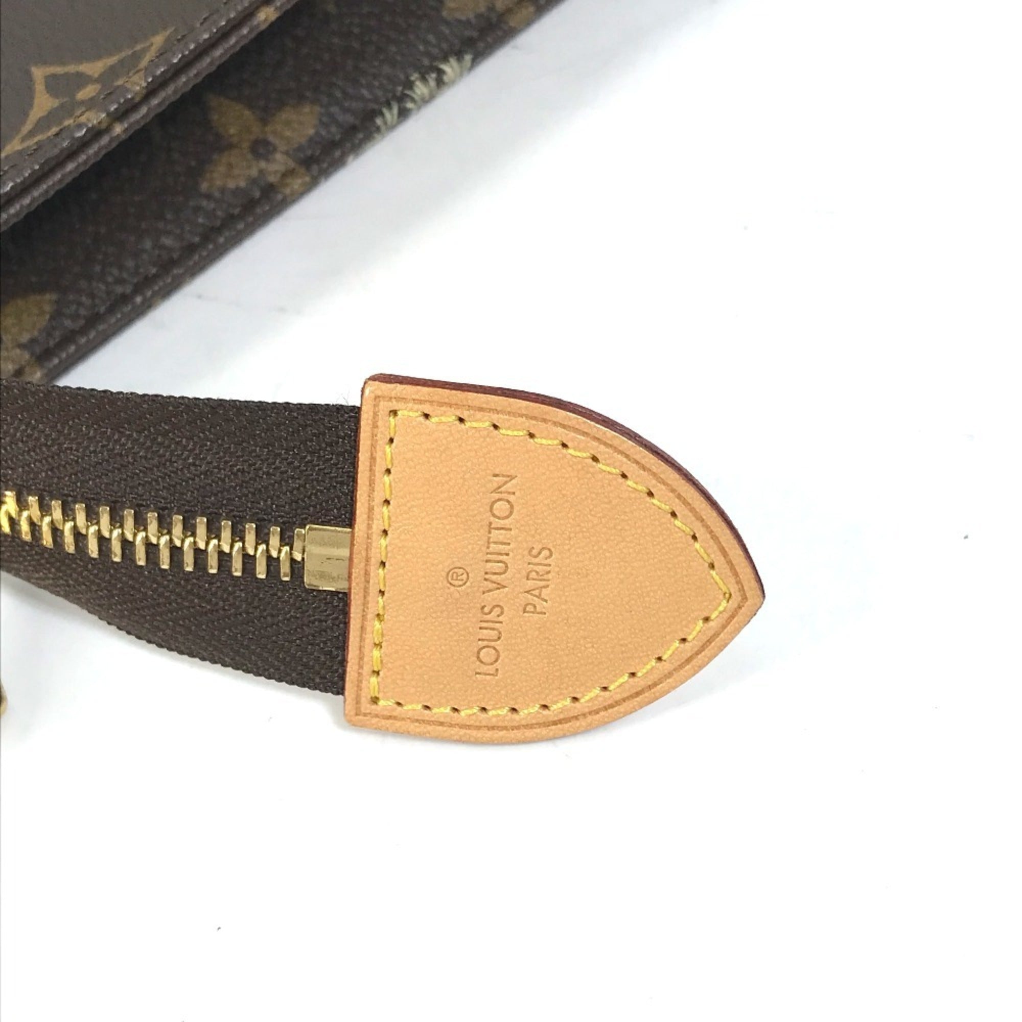 Louis Vuitton Brown Monogram Clutch Bag Pochette (Pre-Owned)