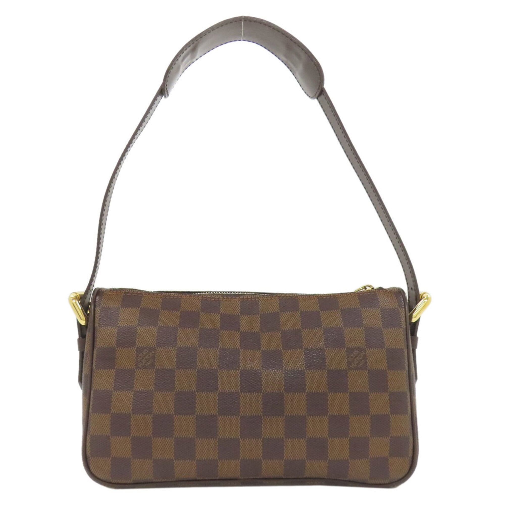 Louis Vuitton Damier Damier Canvas Ebene Damier Canvas Shoulder Bag (Pre-Owned)