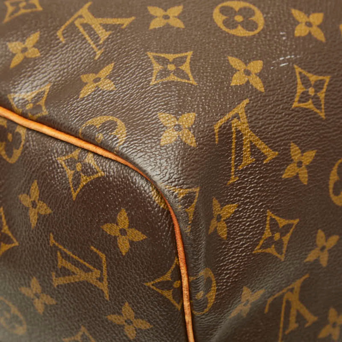 Louis Vuitton Brown Pvc Leather Boston Bag Shoulder Bag (Pre-Owned)
