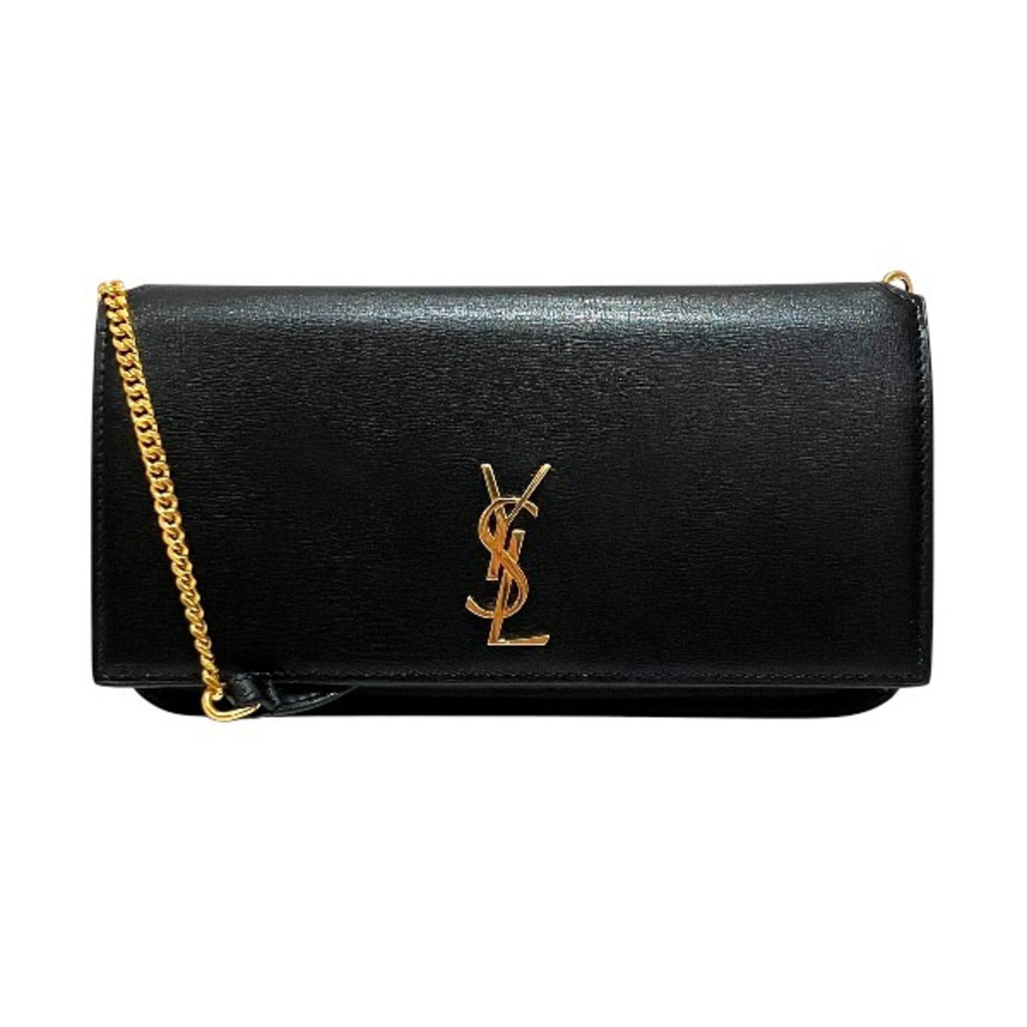 Yves Saint Laurent Black Leather Shoulder Bag (Pre-Owned)