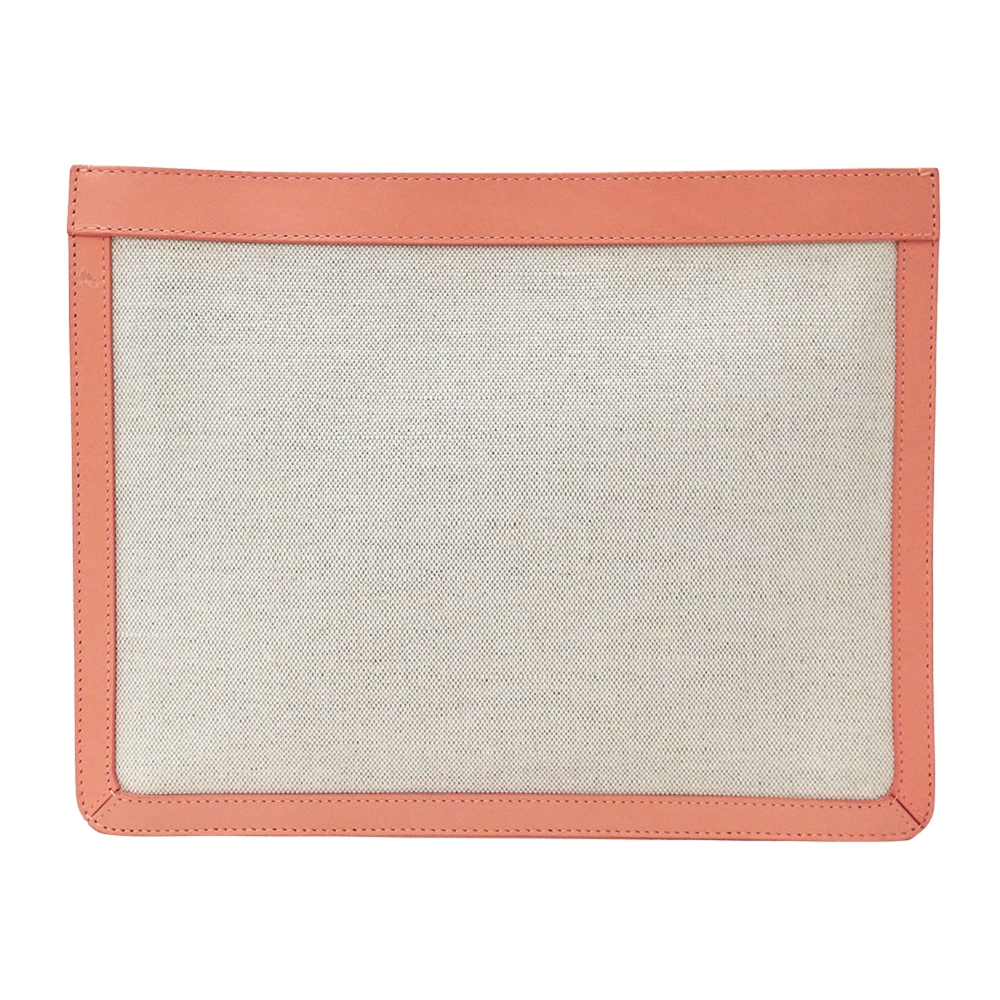 Balenciaga Pink White Canvas Clutch Bag Handbag (Pre-Owned)