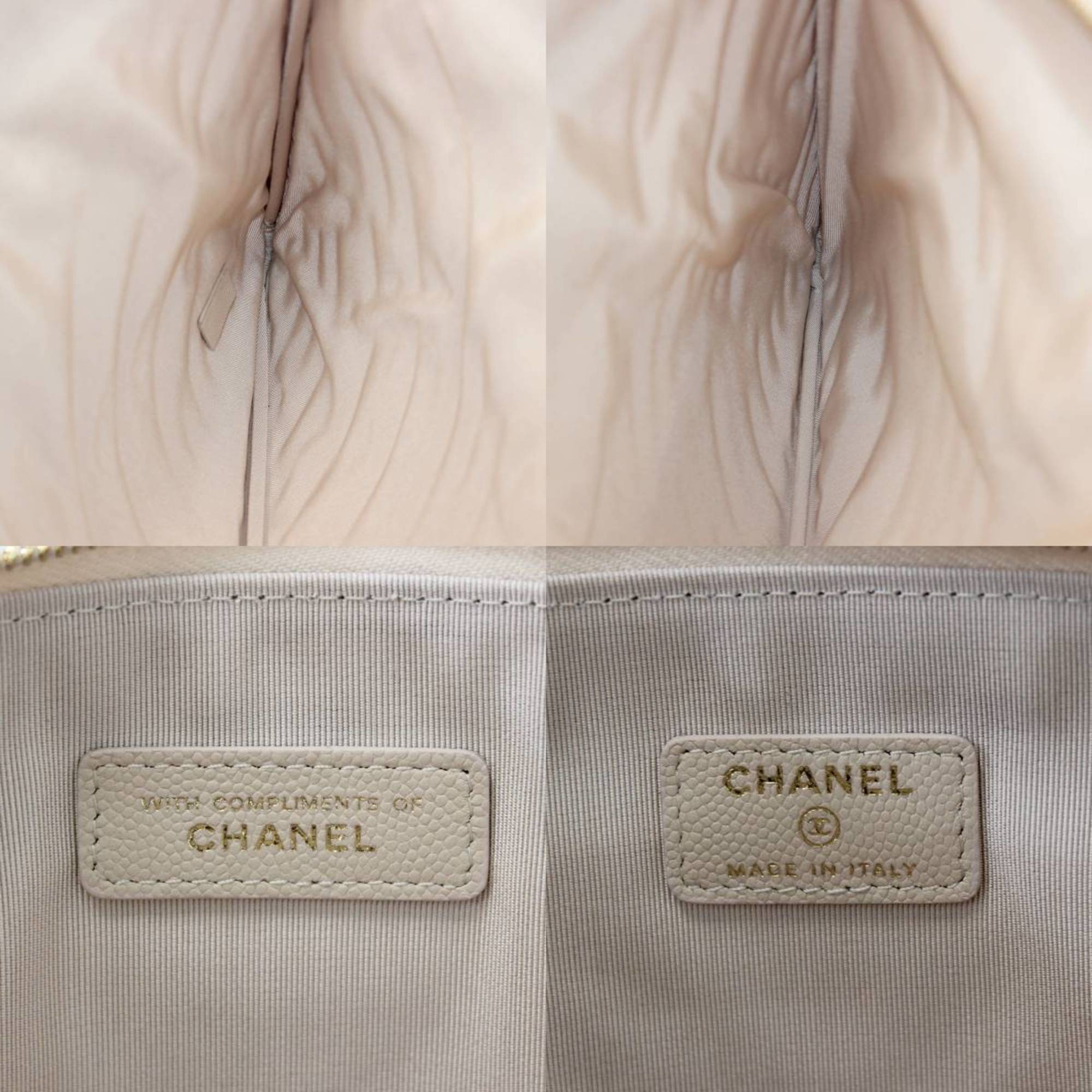 Chanel Light Brown Clutch Bag (Pre-Owned)