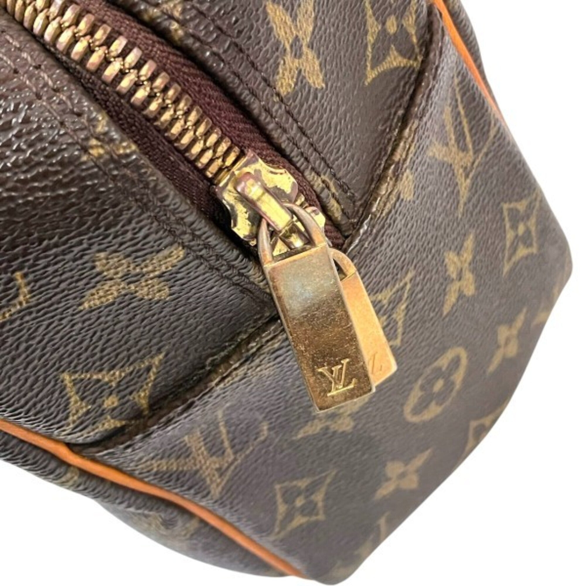 Louis Vuitton Brown Monogram Handbag Shoulder Bag (Pre-Owned)