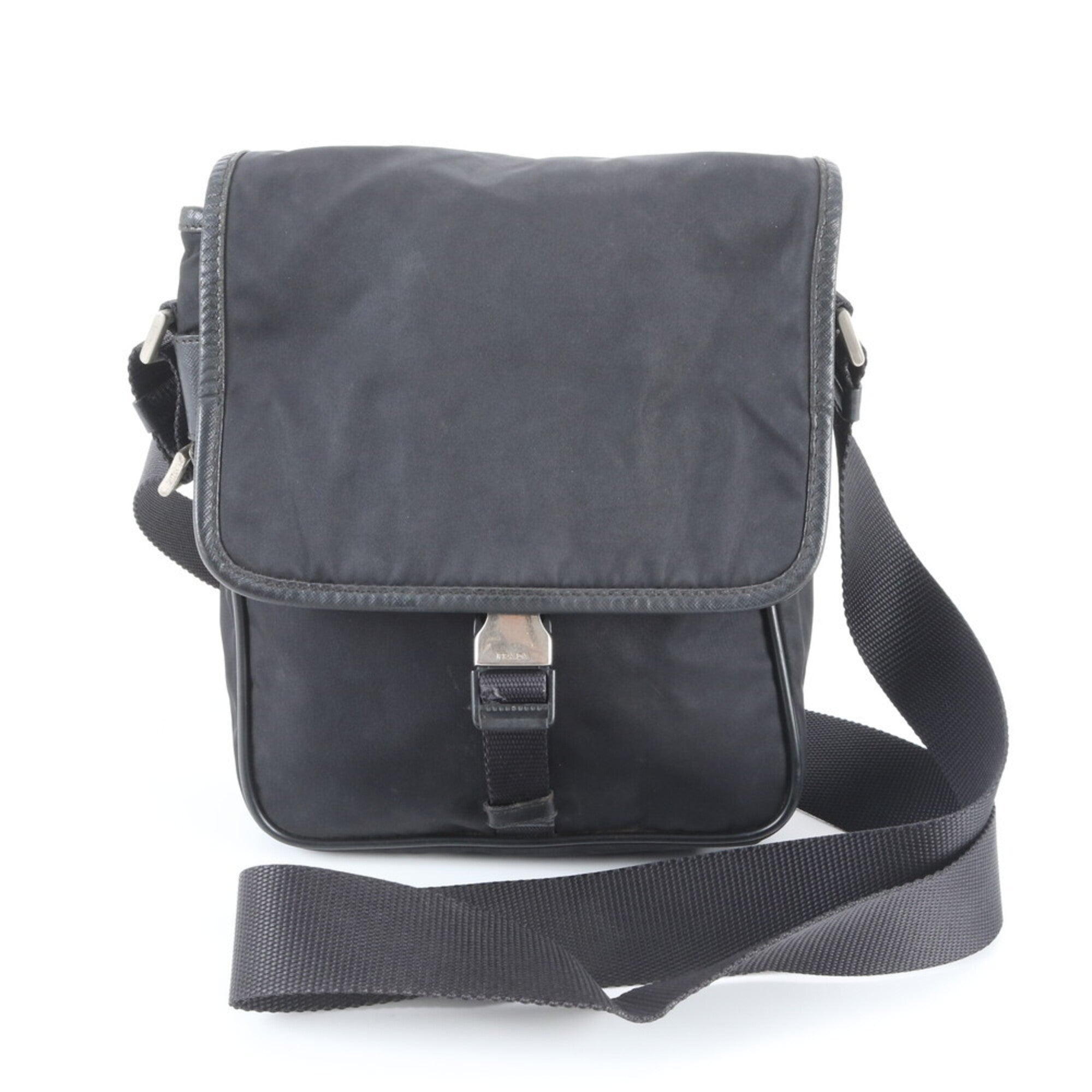 Prada Black Nylon Shoulder Bag (Pre-Owned)