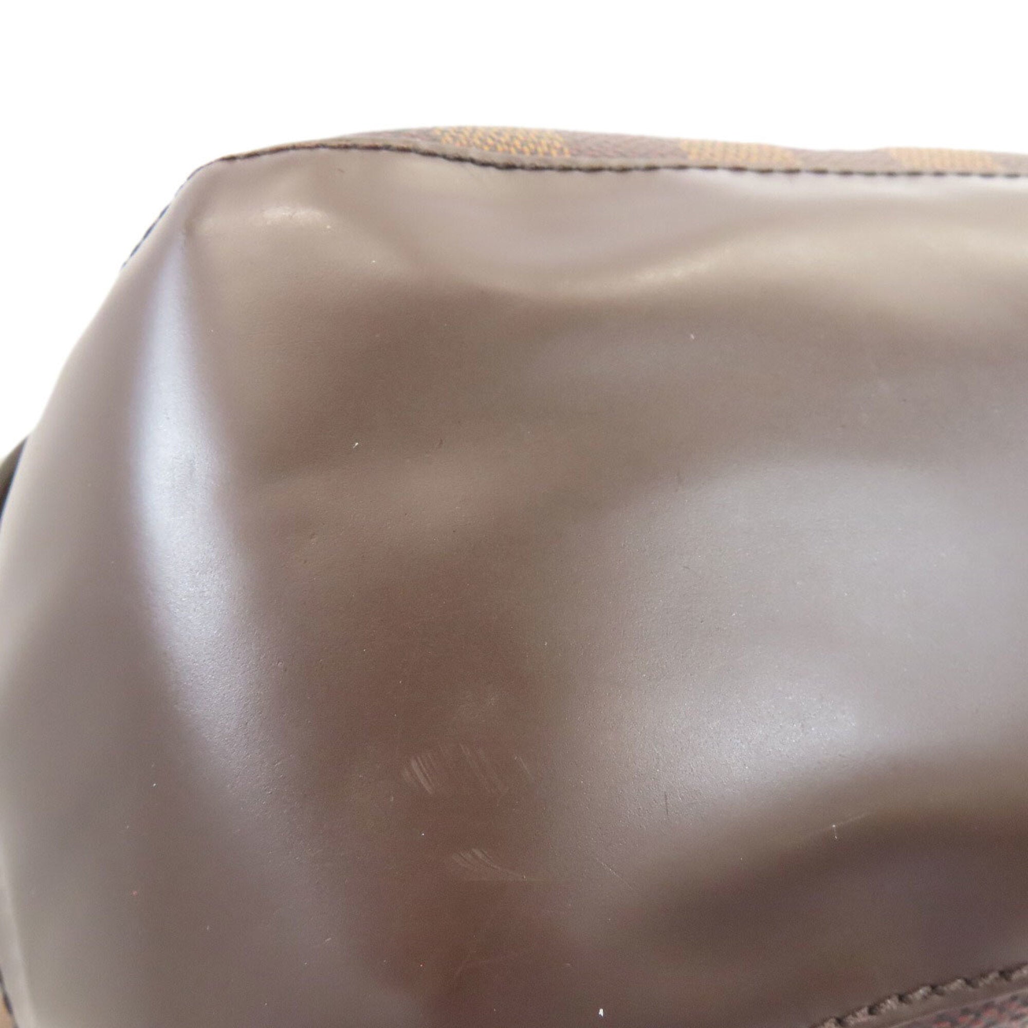 Louis Vuitton Damier Damier Canvas Ebene Damier Canvas Shoulder Bag (Pre-Owned)