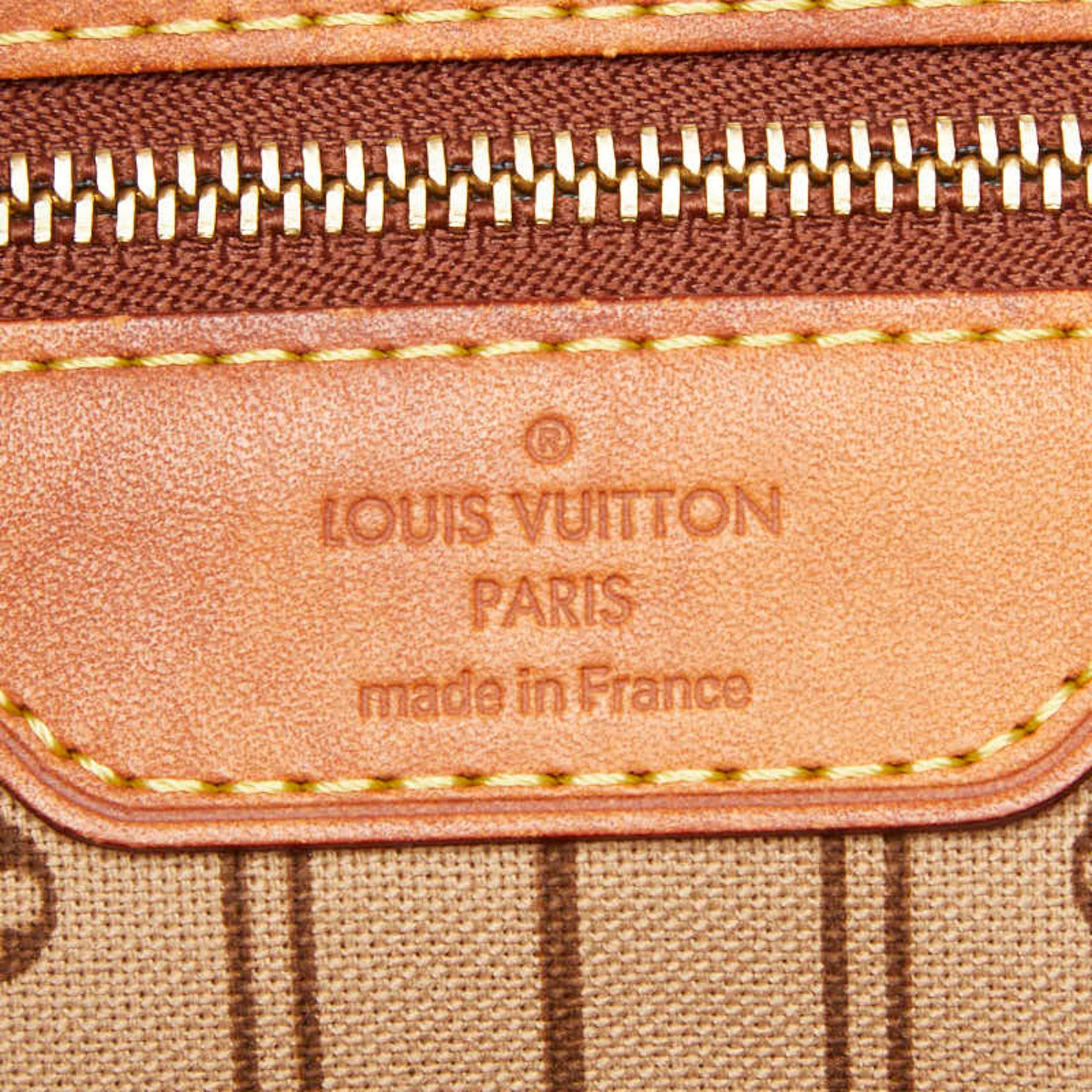 Louis Vuitton Brown Monogram Pvc Leather Shoulder Bag Tote Bag (Pre-Owned)