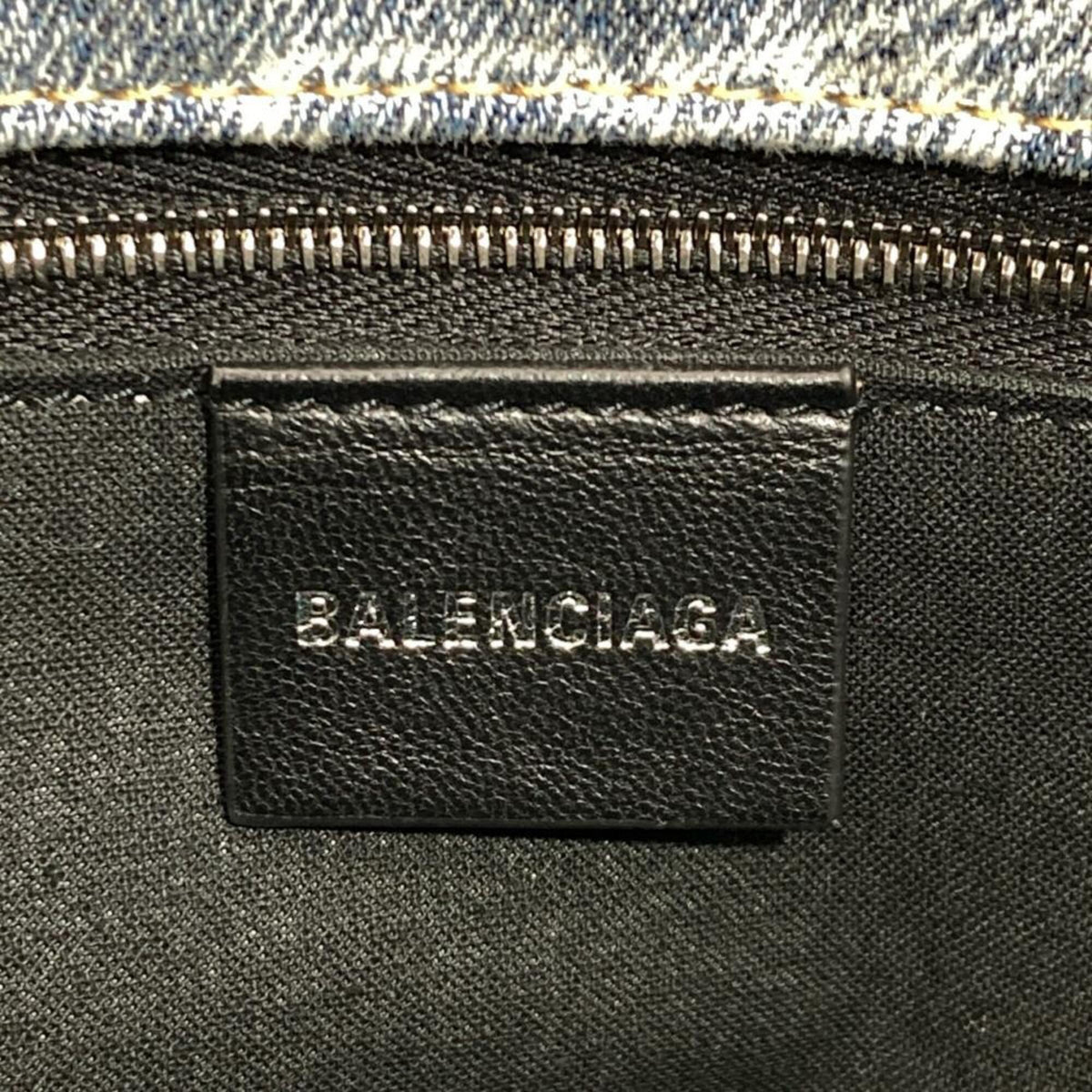 Balenciaga Blue Denim Handbag (Pre-Owned)