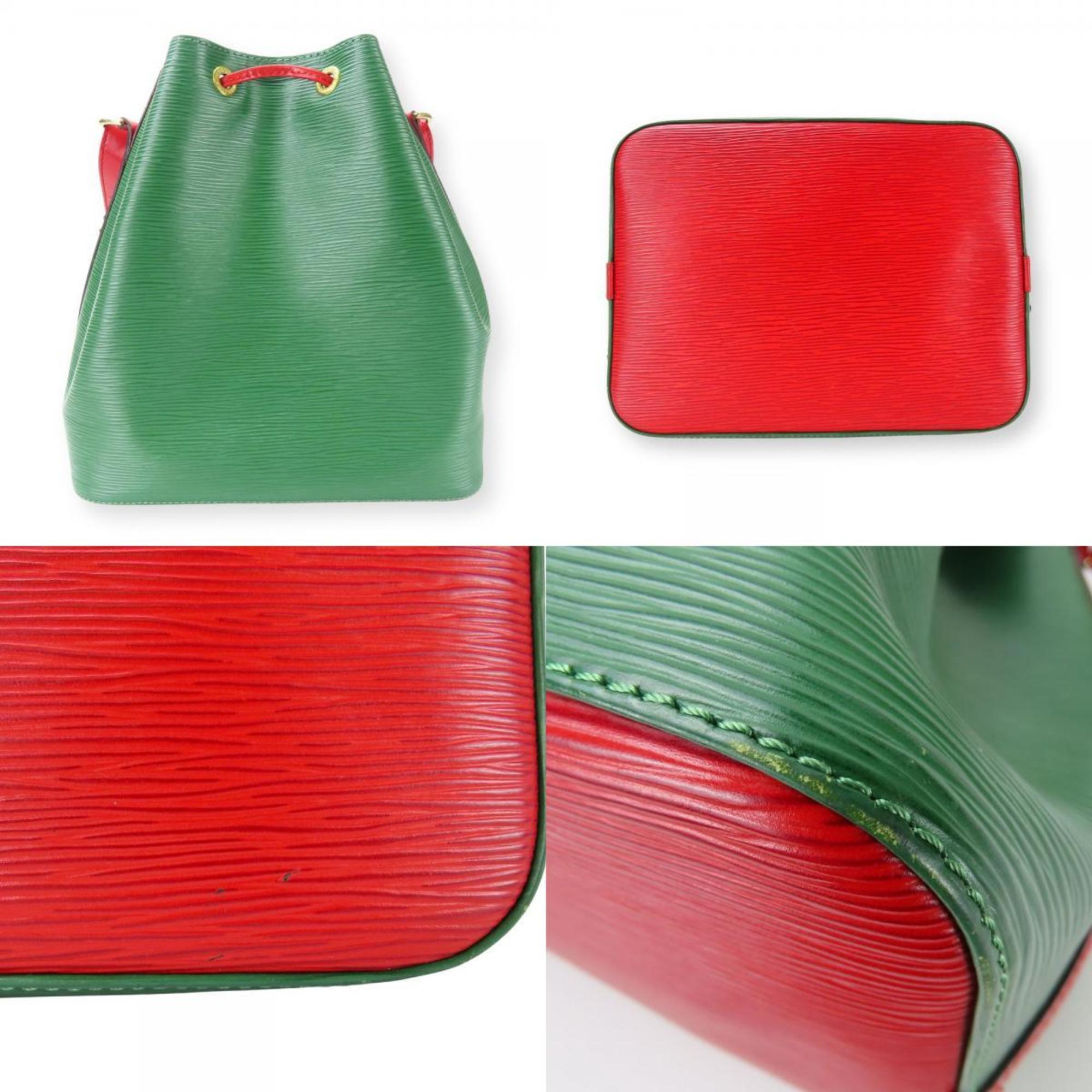 Louis Vuitton Epi Green Red Color Epi Leather Shoulder Bag (Pre-Owned)