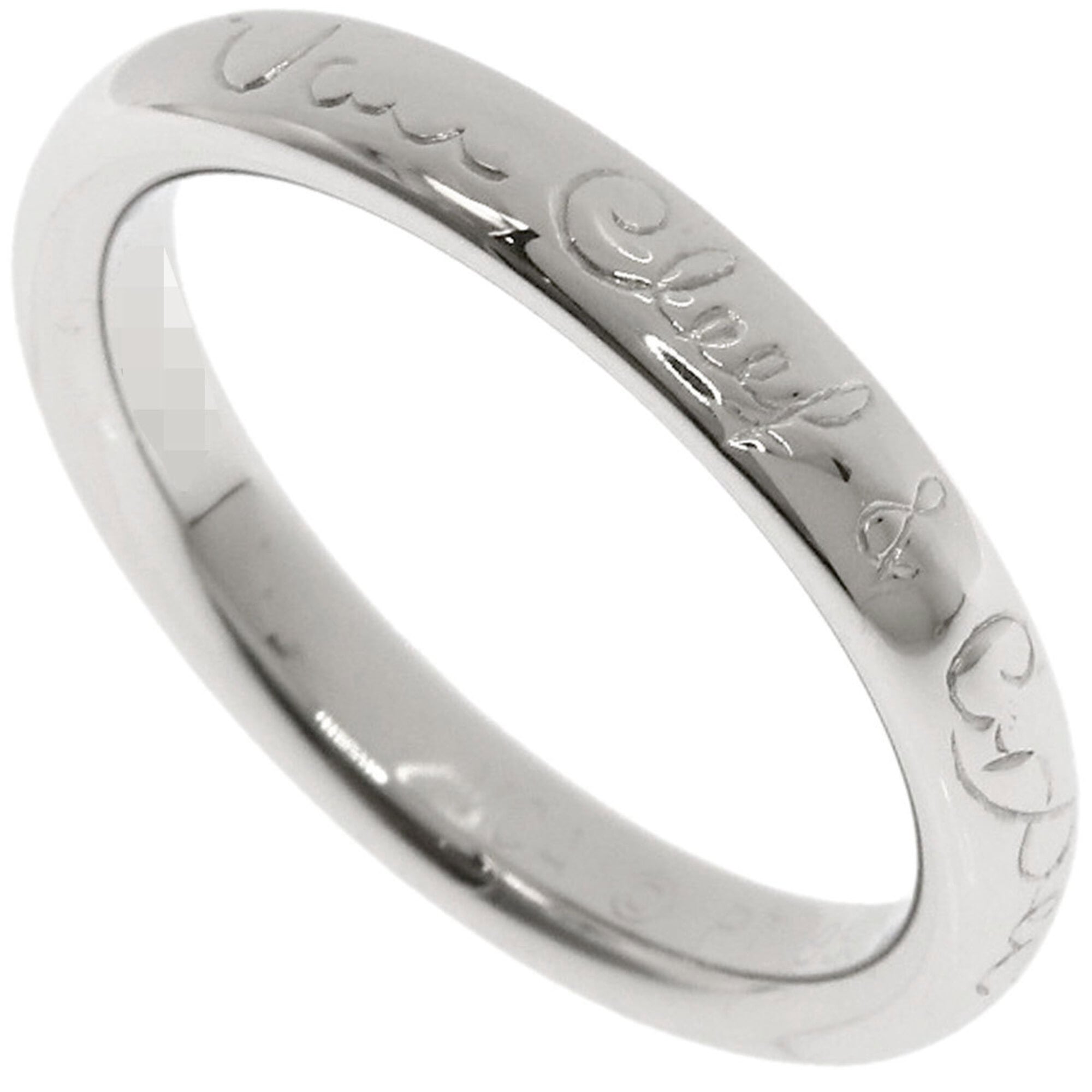 Van Cleef & Arpels Platinum 950 Band Ring (Pre-Owned)