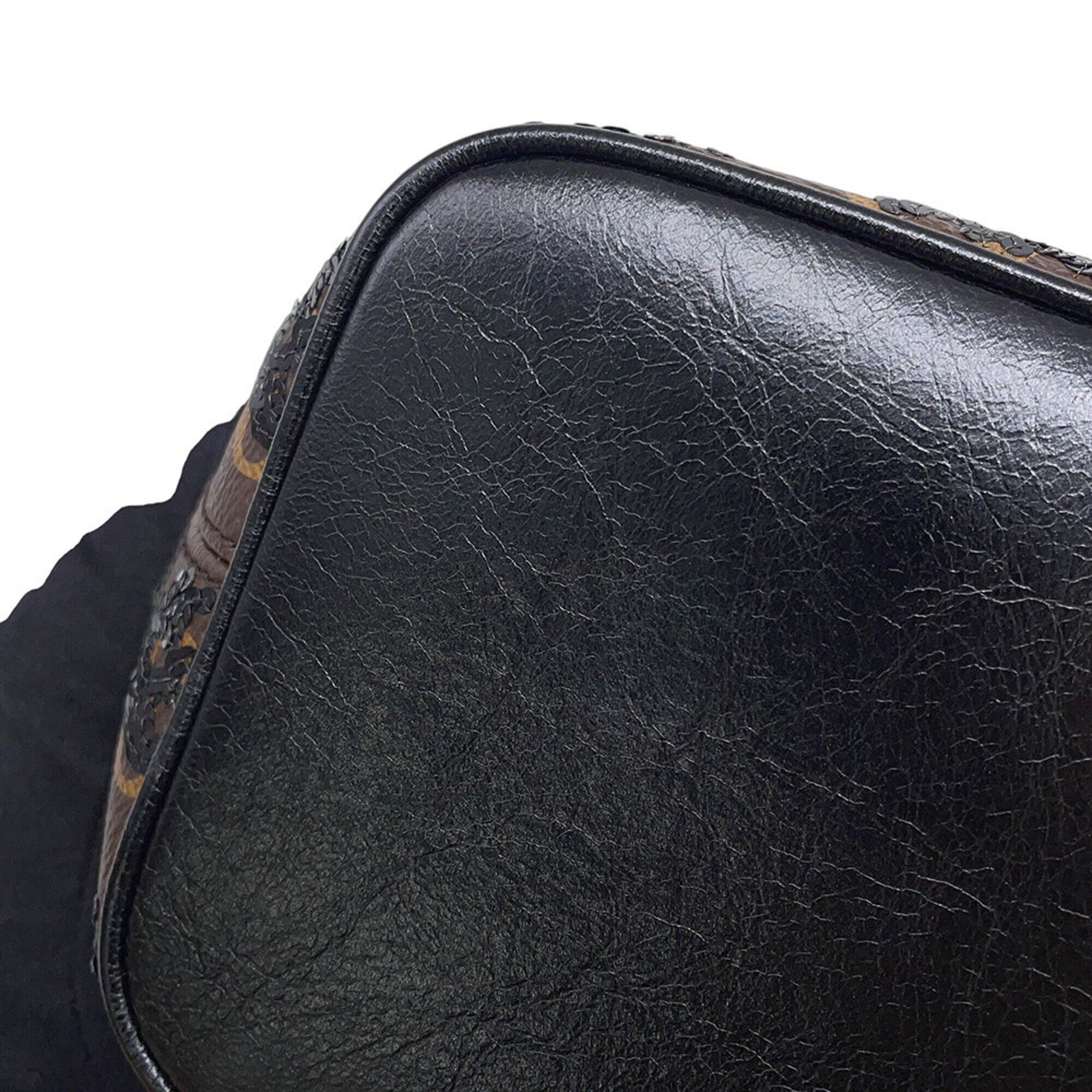 Louis Vuitton Black Brown Monogram Noir Monogram Handbag Shoulder Bag (Pre-Owned)