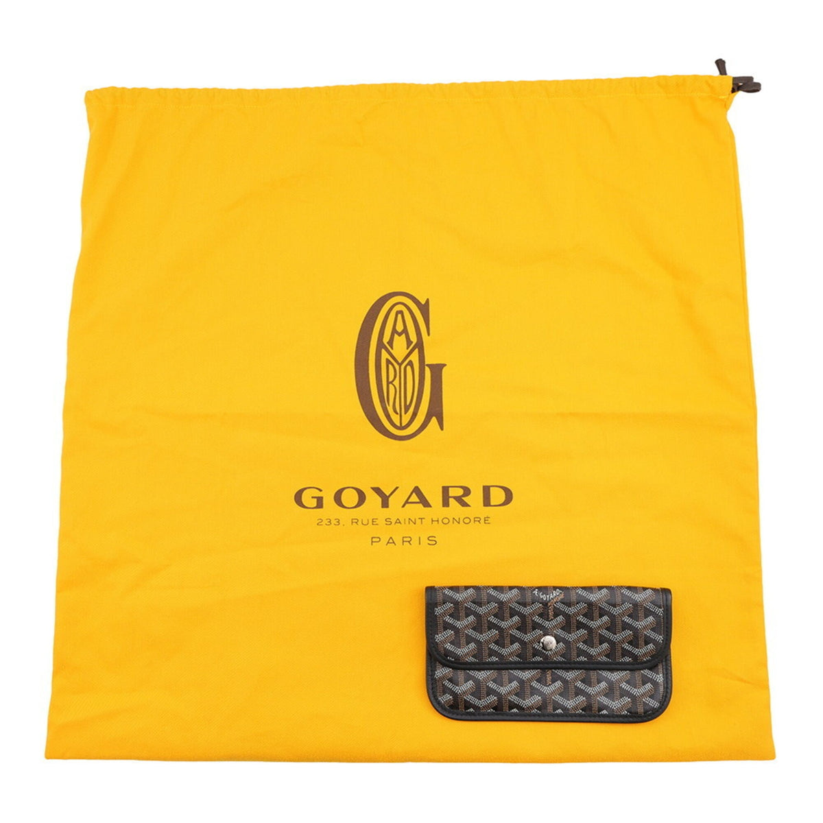Goyard Black Pvc Leather Handbag Tote Bag (Pre-Owned)
