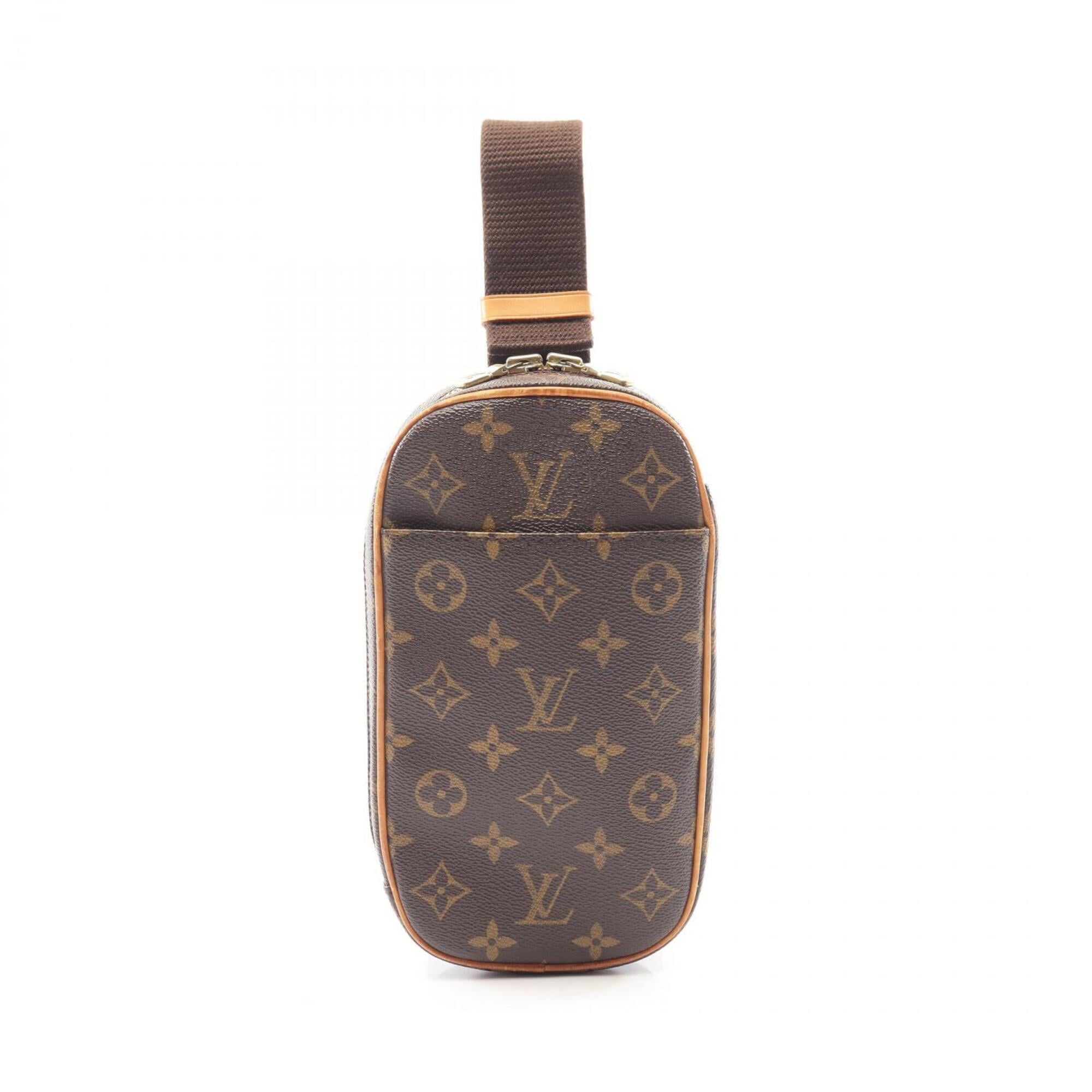 Louis Vuitton Brown Monogram Coated Canvas Leather Fanny Pack Sling Bag (Pre-Owned)