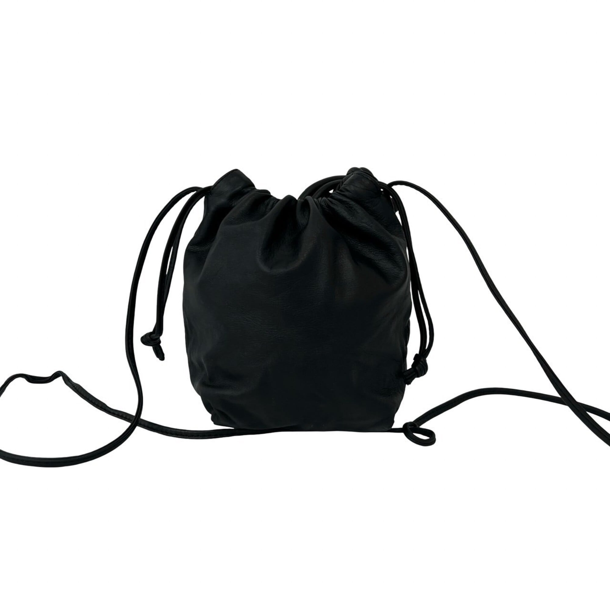 Loewe Black Leather Shoulder Bag (Pre-Owned)